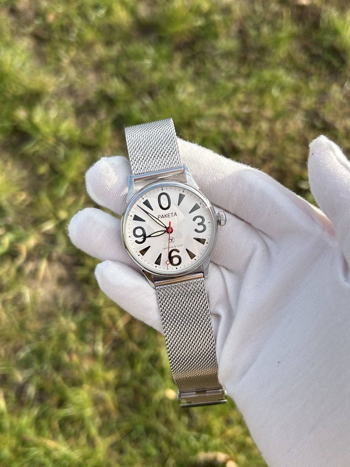 Vintage Vintage Watch Raketa Zero USSR Soviet Mechanical 1980s Size ONE SIZE - 17 Thumbnail