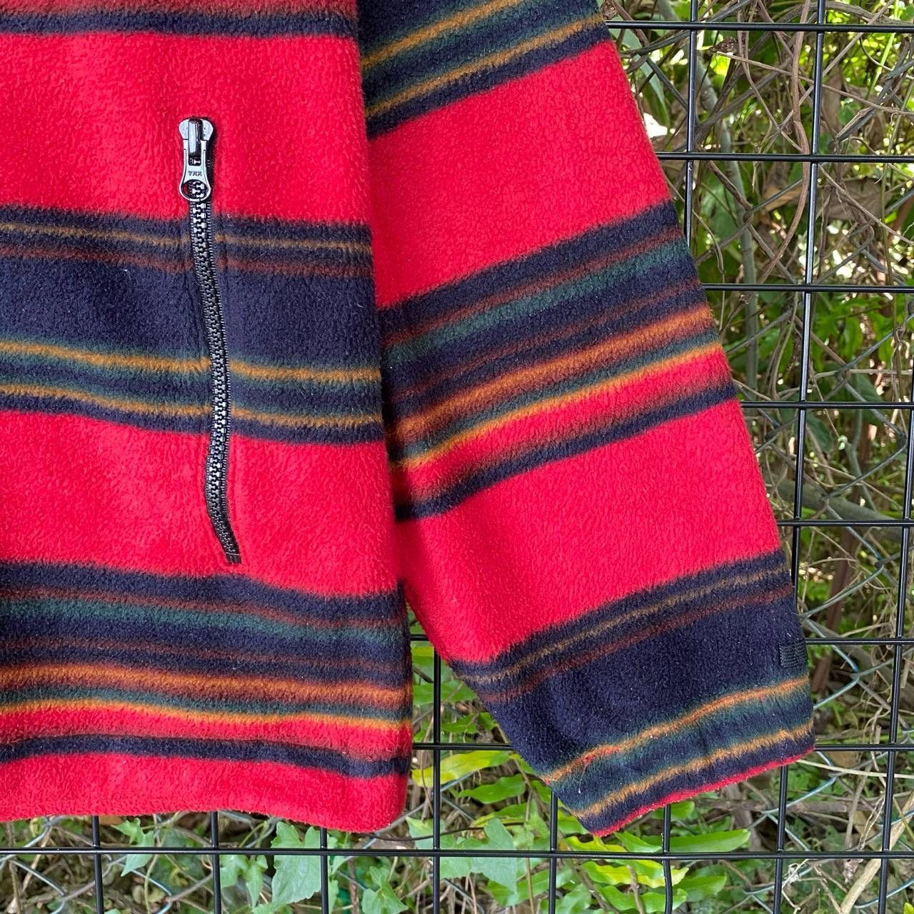 Polo Ralph Lauren Vtg Polo Club Stripes Baggy Zipper Jacket Size US M / EU 48-50 / 2 - 5 Thumbnail