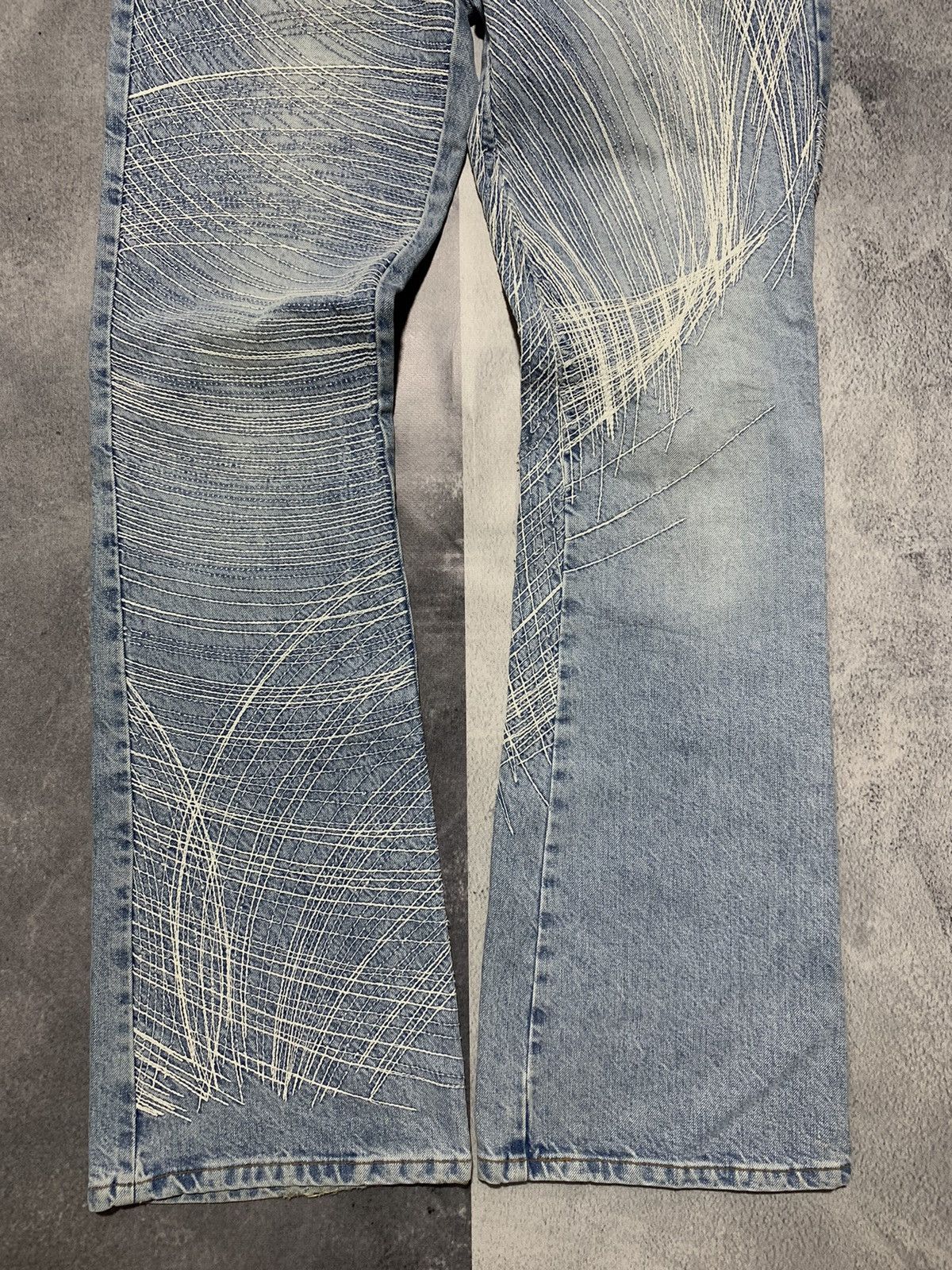 Iceberg Vintage Y2K Iceberg denim flared trousers streetwear size31 Size 31" - 11 Thumbnail