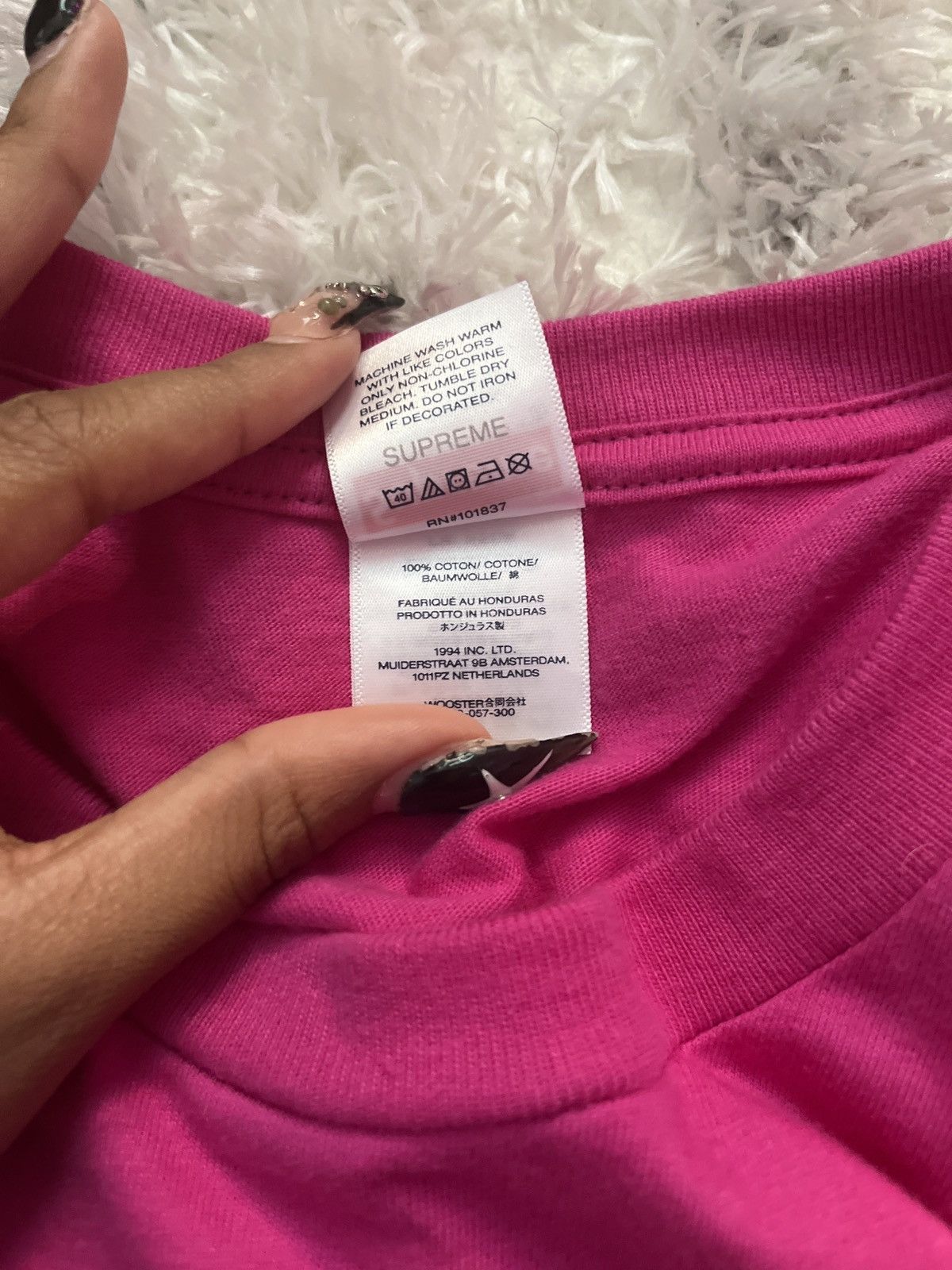 Supreme Pink Supreme Graphic Tee Size US M / EU 48-50 / 2 - 4 Thumbnail