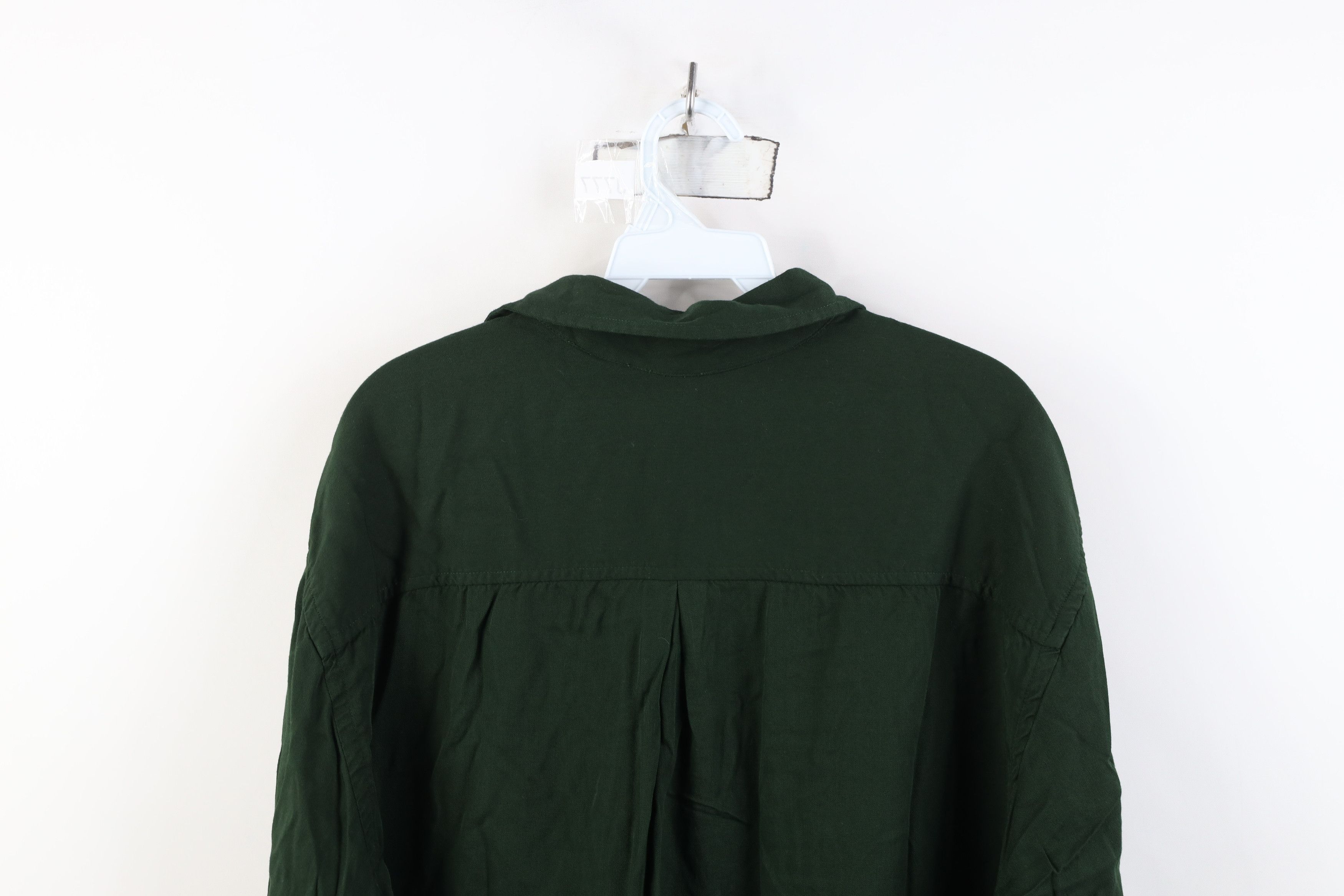 Vintage Vintage 90s Streetwear Gabardine Short Sleeve Button Shirt Size US M / EU 48-50 / 2 - 10 Thumbnail
