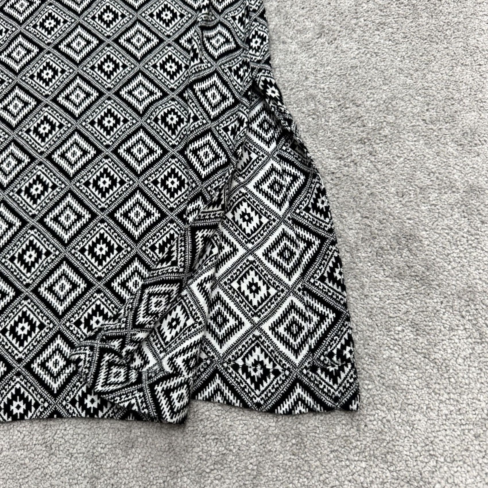 Vintage Seafolly Australia Geometric Halter Maxi Dress Womens XS Black White Sleeveless Size XS / US 0-2 / IT 36-38 - 5 Thumbnail