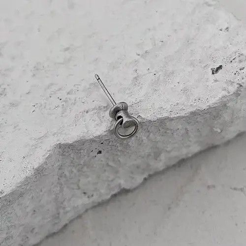 Vintage 100% 925 silver vintage earrings Size ONE SIZE - 4 Thumbnail