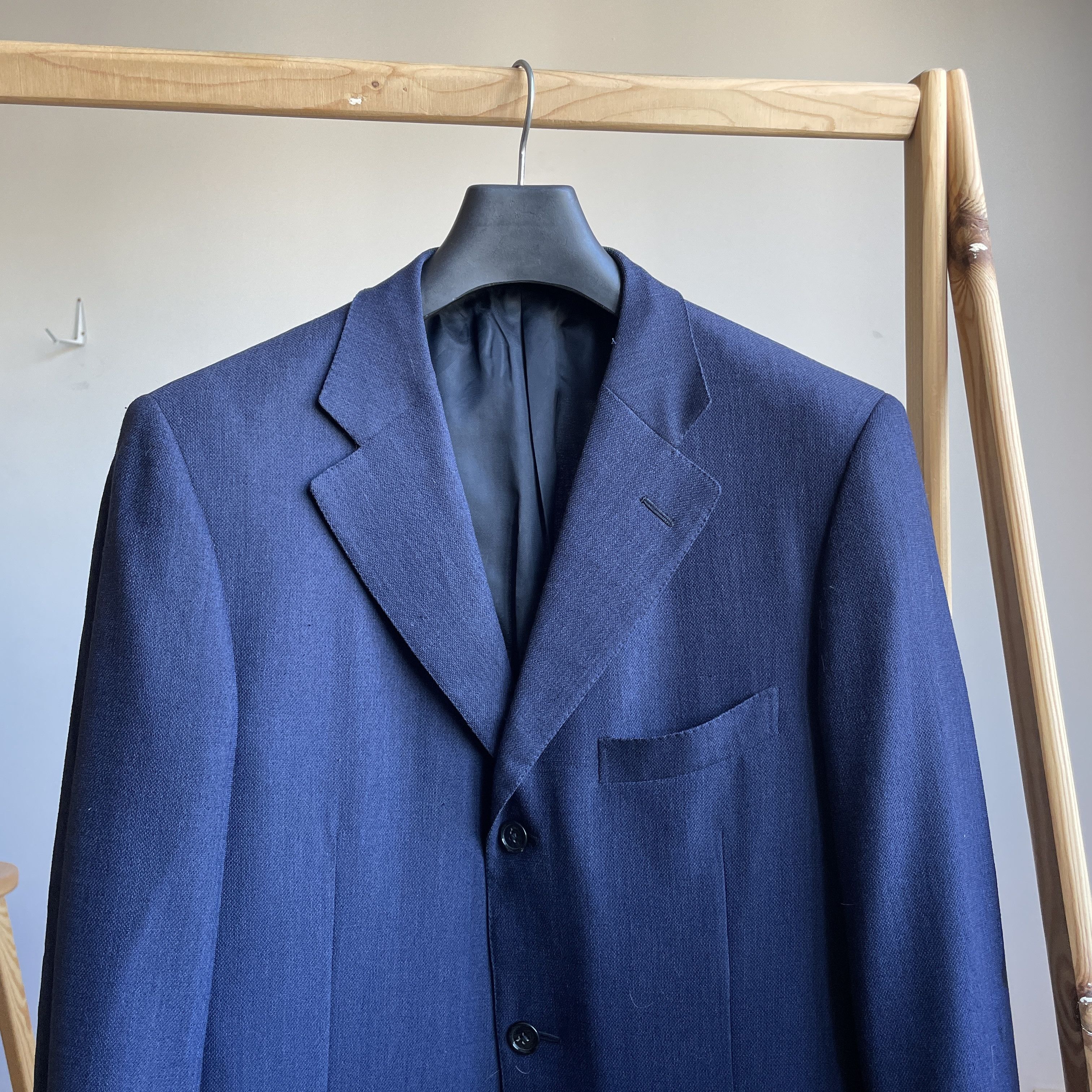 Ermenegildo Zegna Ermenegildo Zegna Vintage Half Lined Wool Blazer Size EUR 50 Size 40R - 4 Thumbnail