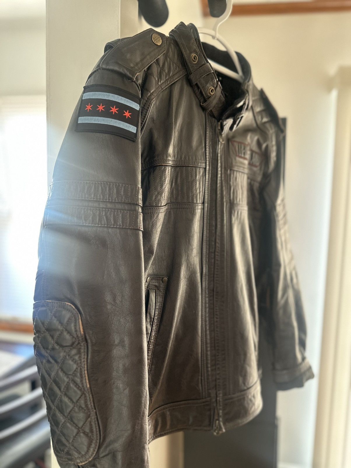 Harley Davidson Medium Harley Davidson Brown Leather Jacket Size US M / EU 48-50 / 2 - 4 Thumbnail