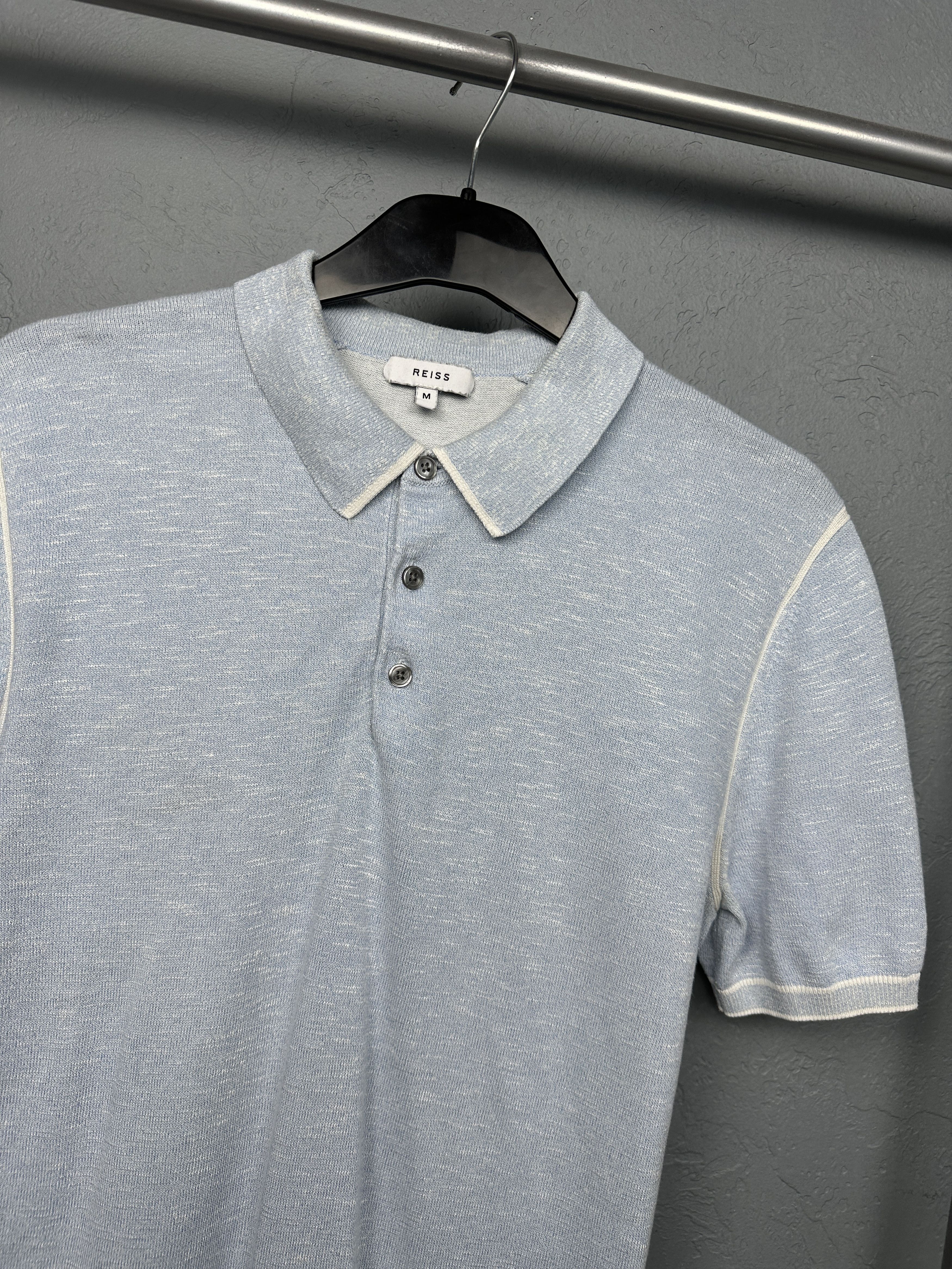 Reiss Reiss Mens Knit Polo Shirt Size US M / EU 48-50 / 2 - 2 Thumbnail