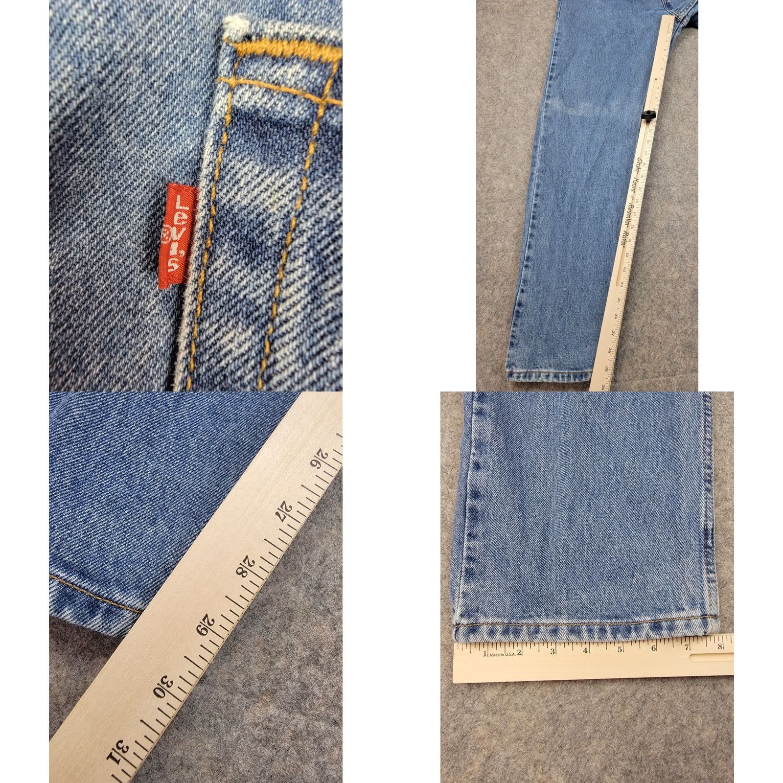 Levi's Levis 505 Jeans Mens 36x30 Blue Vintage 2000's Straight Regular Fit Regular 36 Jeans Blue Levi's 505 Mens Vintage Jeans USA Retro Hipster 2000s Boys? Size US 36 / EU 52 - 9 Thumbnail