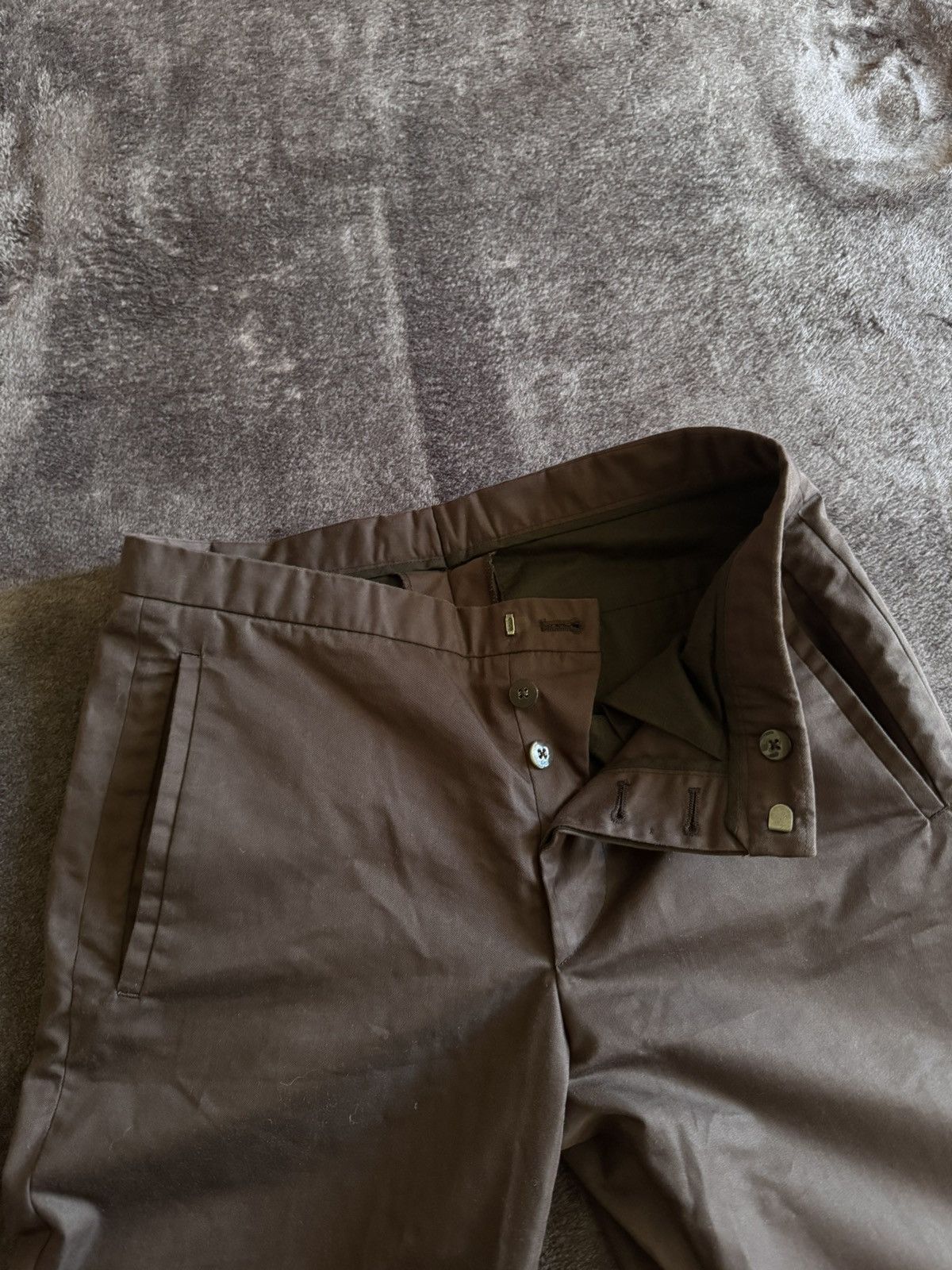 Jil Sander Jil Sander avant-garde nylon pants browne Size 28" / US 6 / IT 42 - 6 Thumbnail