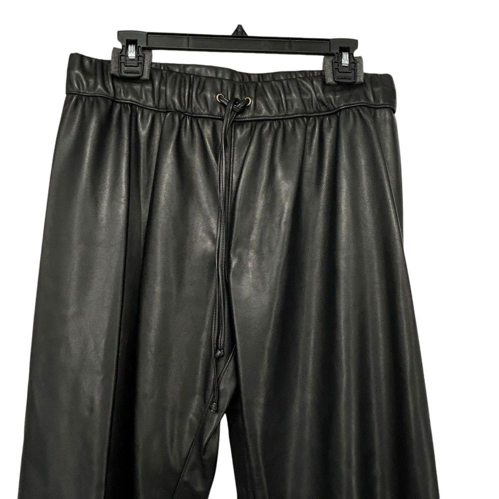 Enza Costa ENZA COSTA FAUX LEATHER JOGGER PANTS SIZE L STREETWEAR Size 31" - 10 Thumbnail