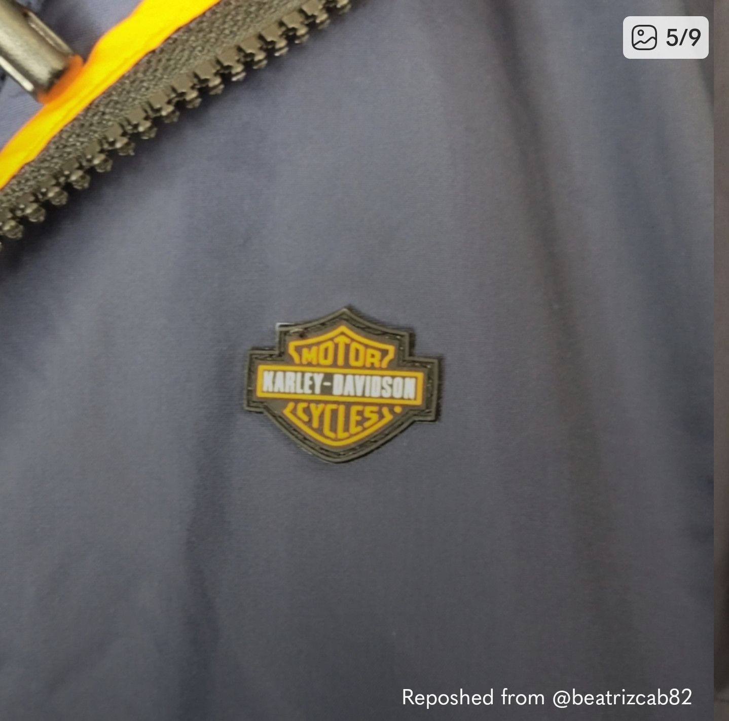 Harley Davidson Harley Davidson nylon slim fit windbreaker rain jacket Size US M / EU 48-50 / 2 - 3 Thumbnail