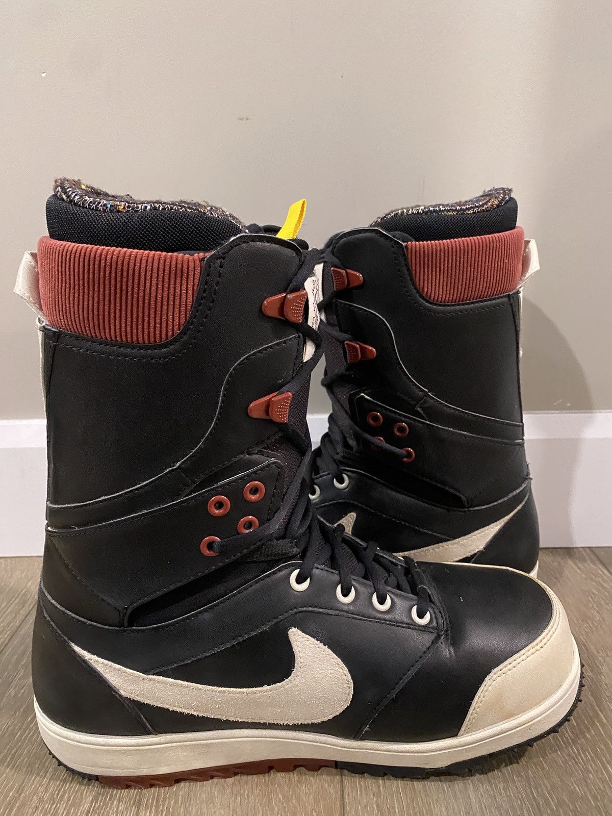 Nike Nike Zoom DK Danny Kass Snowboard Boots White / Black Size US 9 / EU 42 - 4 Thumbnail