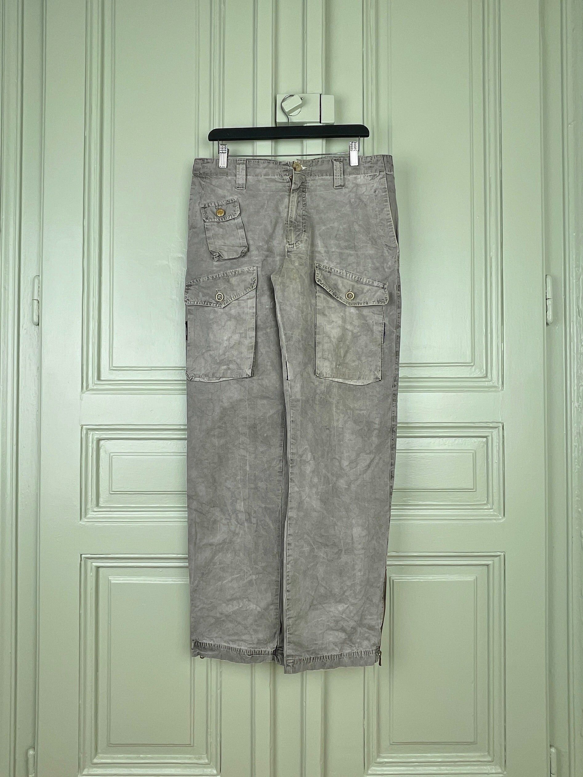 Dolce & Gabbana Stonewash Multi-Pocket Military Cargo Pants Size US 38 / EU 54 - 1 Thumbnail