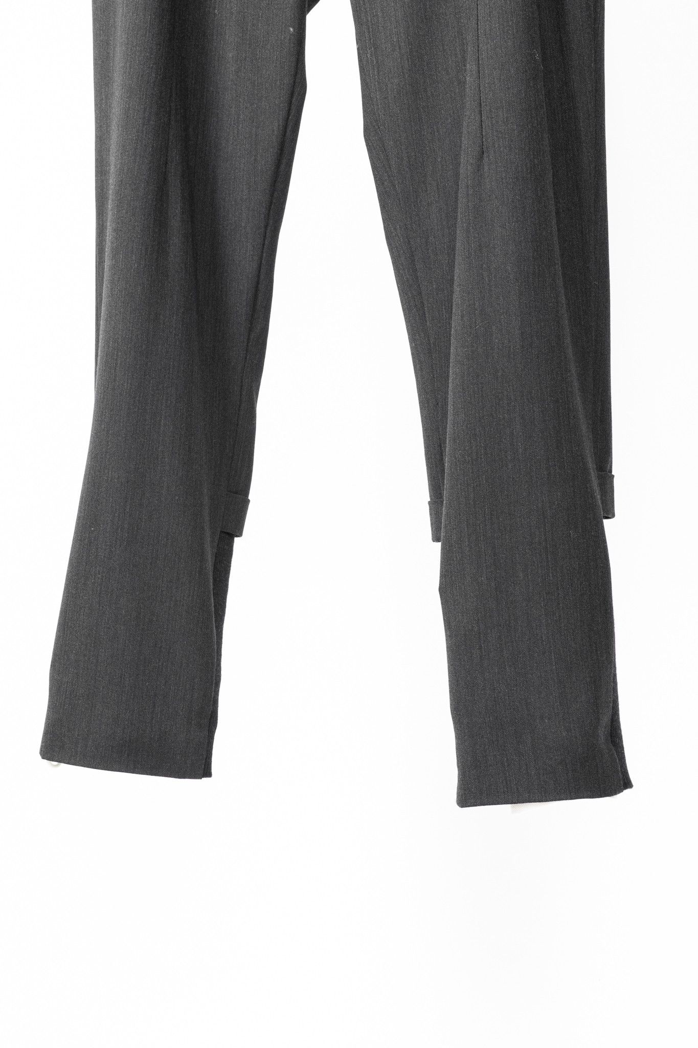 Annette Gortz Annette Gortz AW13 "Only" Wool-Flannel Knit-Trim Trousers Size 34" / US 12 / IT 48 - 5 Thumbnail