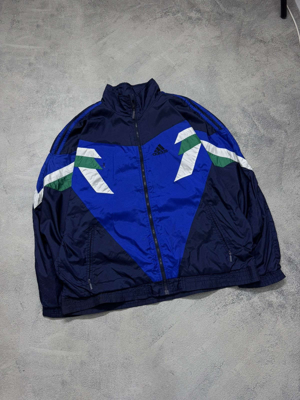 Adidas Vintage Y2k Adidas Nylon Logo Jacket 90’s Size US XL / EU 56 / 4 - 3 Thumbnail