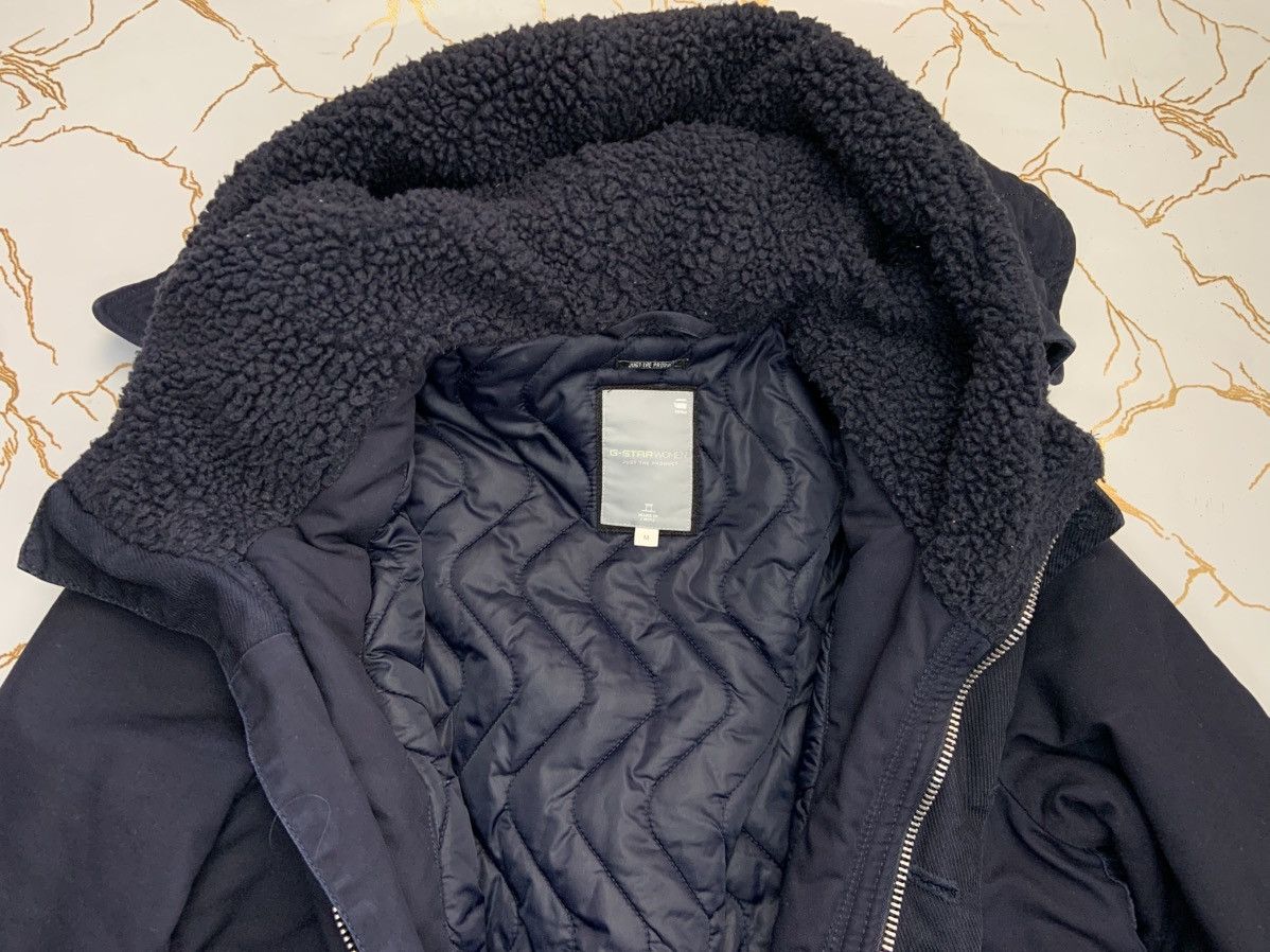 G-Star G-Star Raw Women Blue Duty Cropped Relax Parka Hooded Zip Size M / US 6-8 / IT 42-44 - 3 Thumbnail