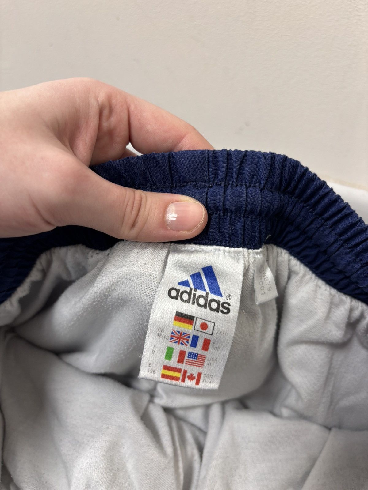 Adidas Vintage 1990s Adidas Y2K Tracksuit Blue Baggy Retro Hype Size US XL / EU 56 / 4 - 12 Thumbnail