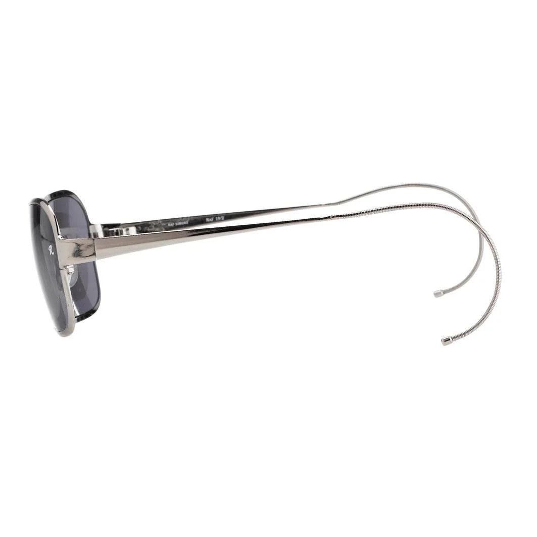 Raf Simons Raf Simons Sunglasses Rectangular Silver and Grey Size ONE SIZE - 11 Thumbnail
