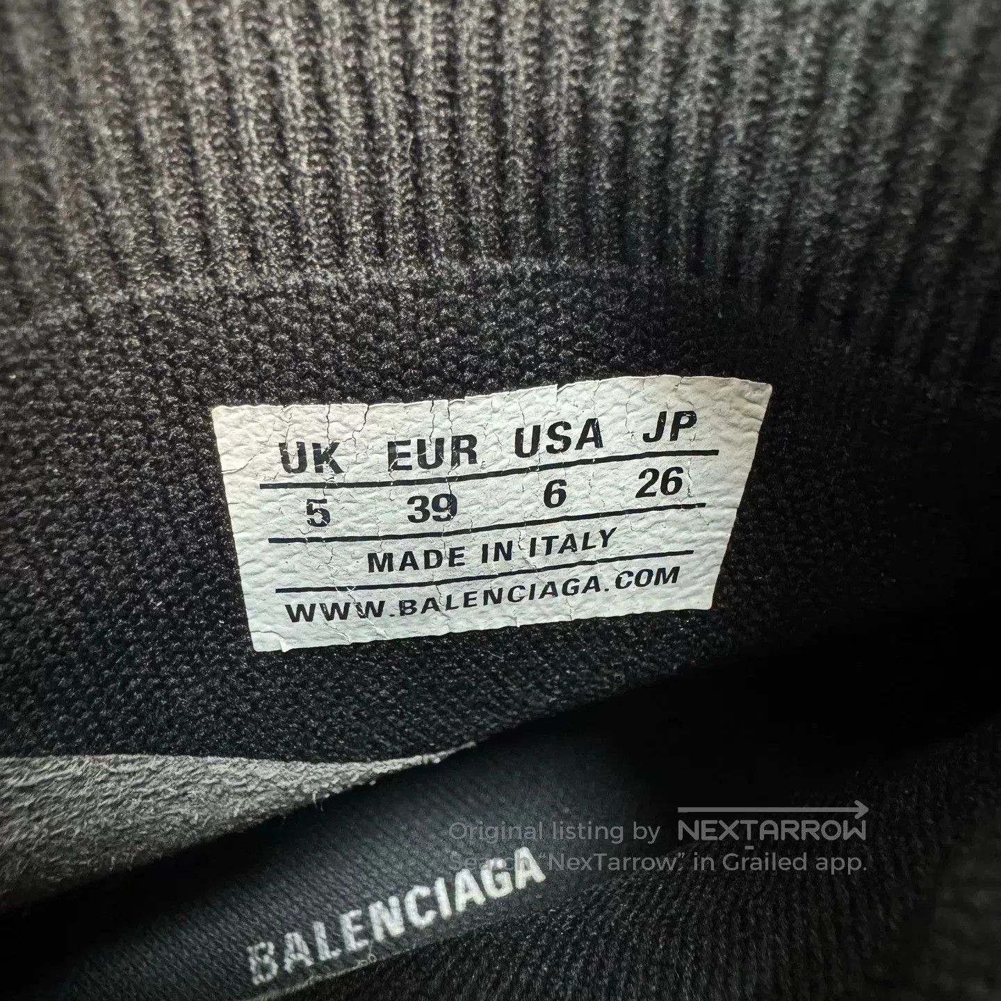 Balenciaga balenciaga black and green sock sneakers. Size US 7.5 / EU 40-41 - 6 Thumbnail