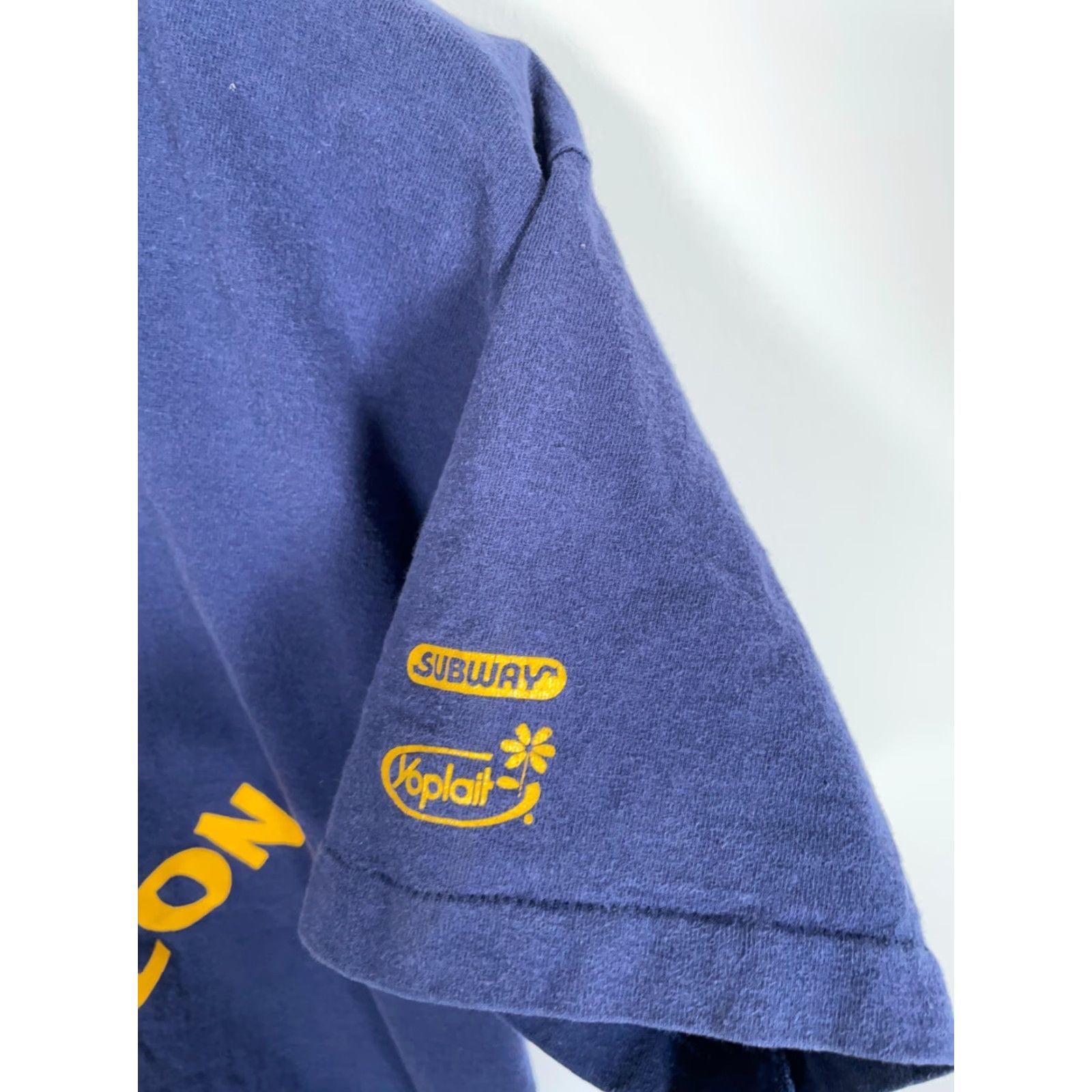 Fruit Of The Loom VINTAGE Michigan Whitehall Duathlon T-Shirt Adult Large Blue 90s Retro Sports Fruit of the Loom Mens XL Tag Single Stitch Size US L / EU 52-54 / 3 - 7 Thumbnail