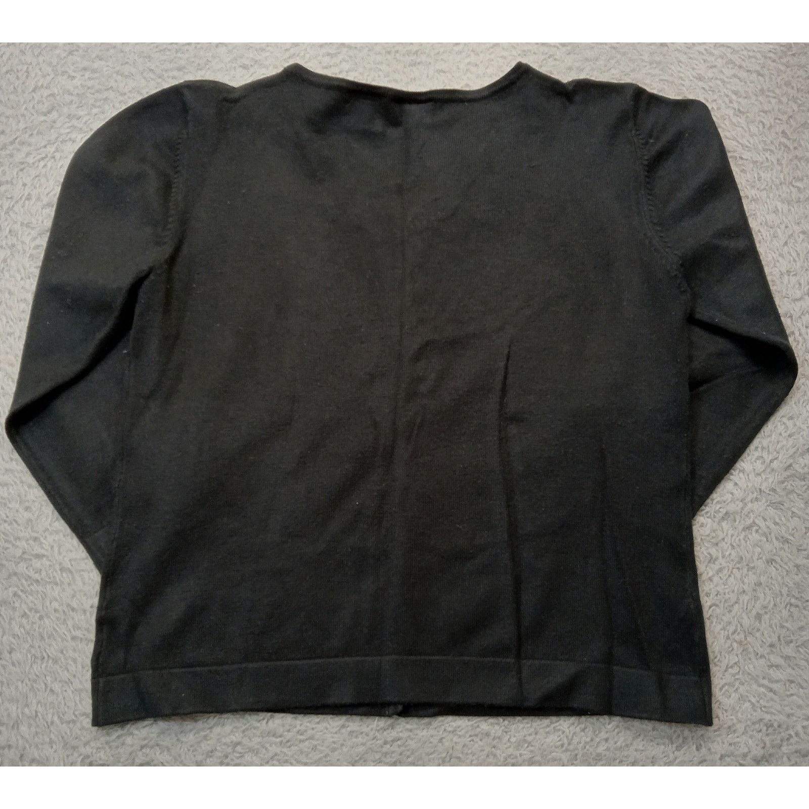 George Vintage George Cardigan Sweater S Women's Long Sleeve Black Size S / US 4 / IT 40 - 2 Thumbnail