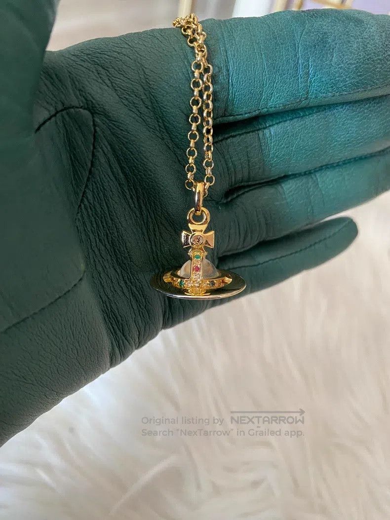 Vivienne Westwood Vivienne Westwood Medium vintage gold orb necklace Size ONE SIZE - 1 Thumbnail