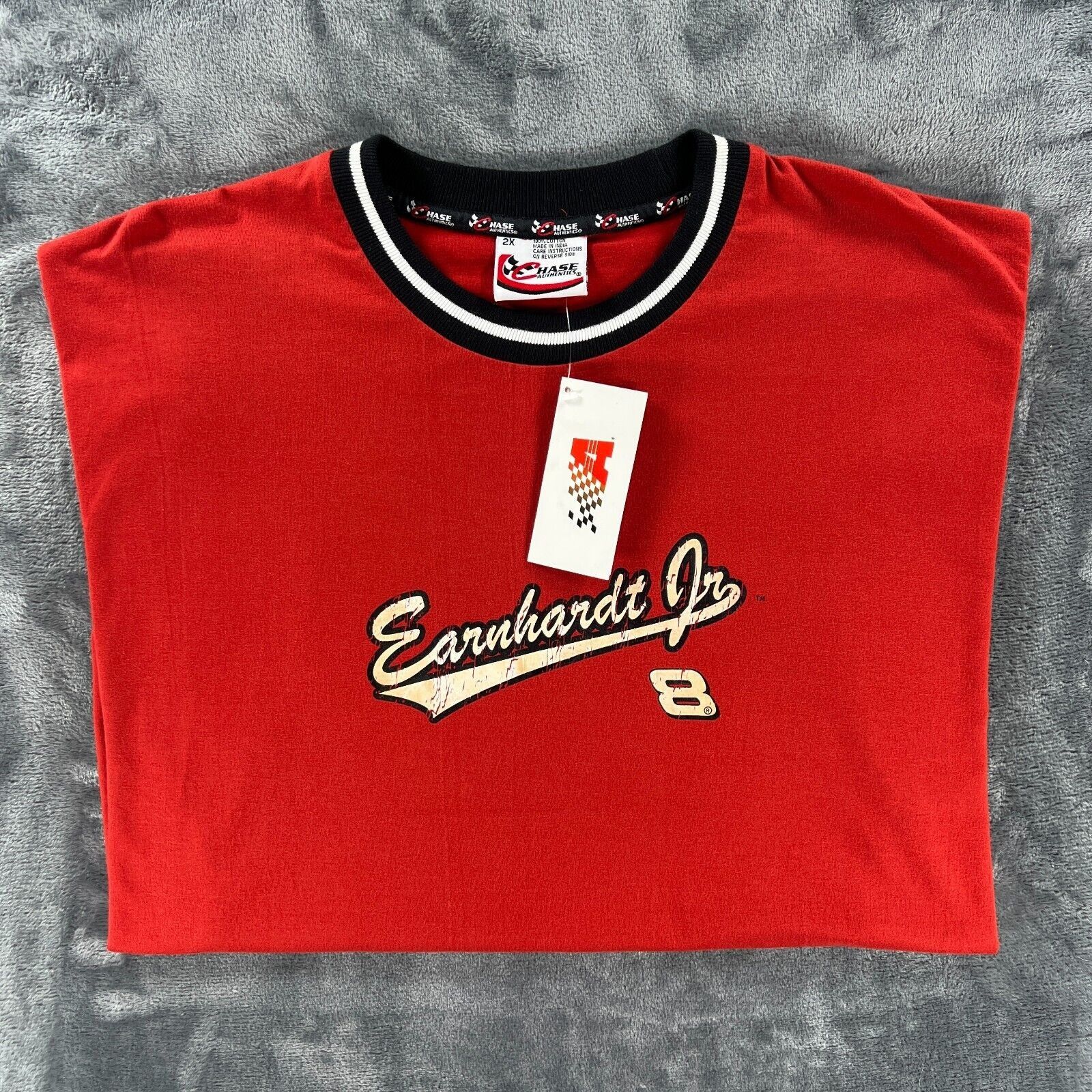 Chase Authentics Chase Authentics Dale Earnhardt Jr Shirt Men 2XL Orange Budw Size US XXL / EU 58 / 5 - 1 Thumbnail