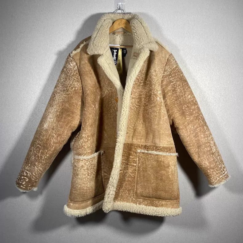 Schott Schott Co-branded fur coat Size US XXL / EU 58 / 5 - 1 Thumbnail