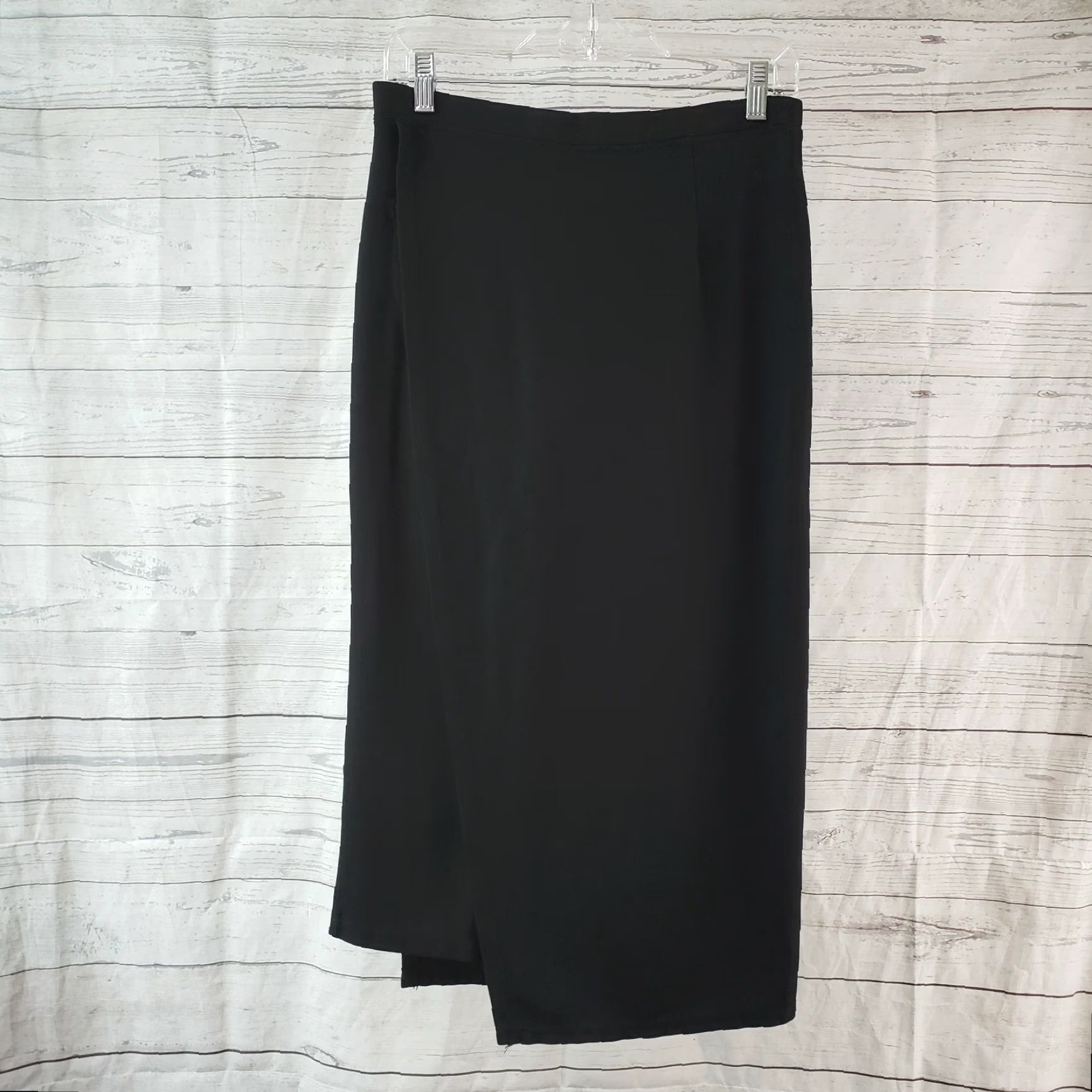 Vintage Betabrand Womens Capri Pants Sz Medium Long Solid Black Pull On Size 32" / US 10 / IT 46 - 3 Thumbnail