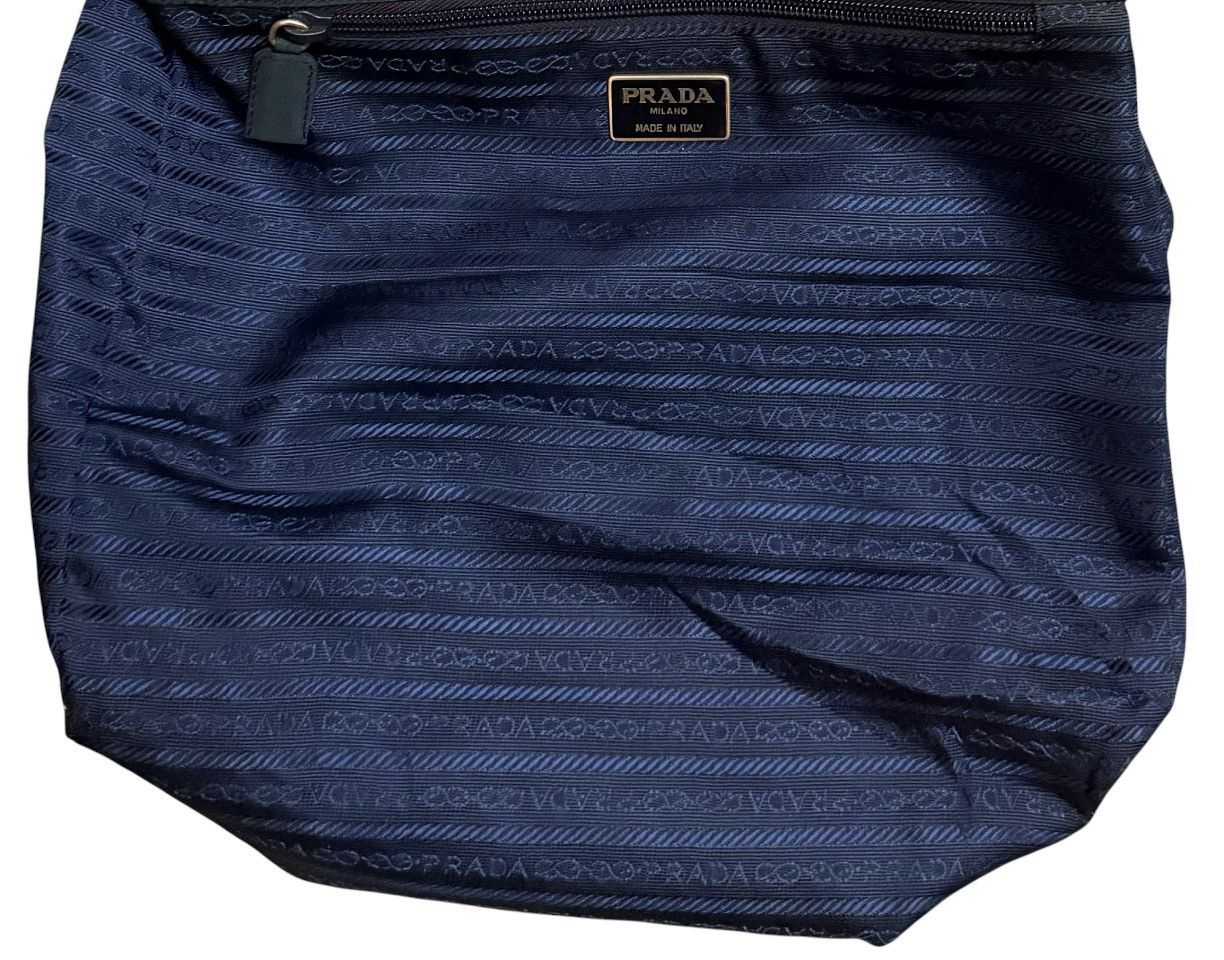 Prada PRADA TESSUTO Vintage Nylon Dark Blue Totes Bag Size ONE SIZE - 7 Thumbnail