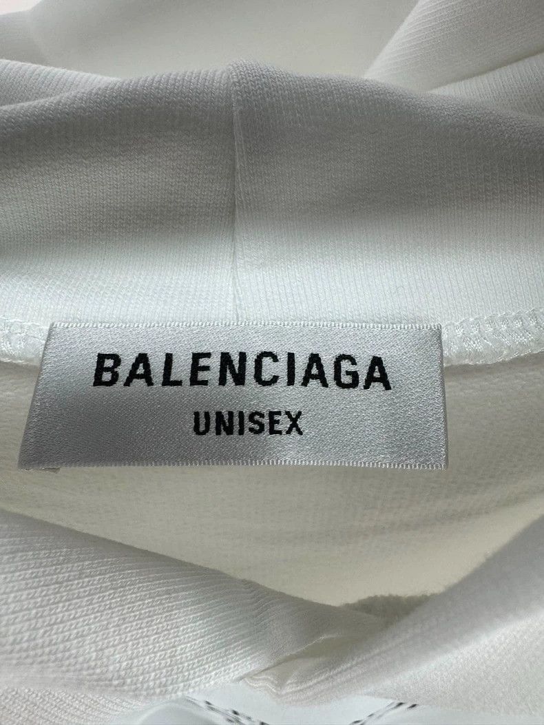 Balenciaga Balenciaga Fashion Institute White Clothing Academy Hoodie- Size US XXS / EU 40 - 4 Thumbnail