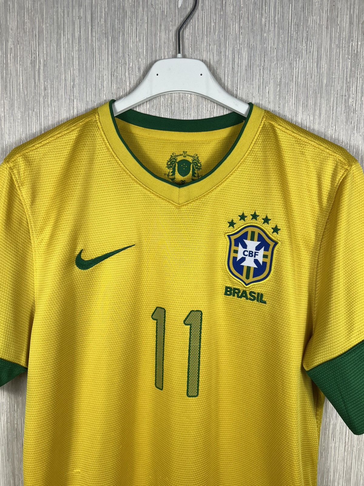Nike Vintage Nike Brazil y2k 2012/13 home jersey tee 11 Neymar jr Size US S / EU 44-46 / 1 - 3 Thumbnail