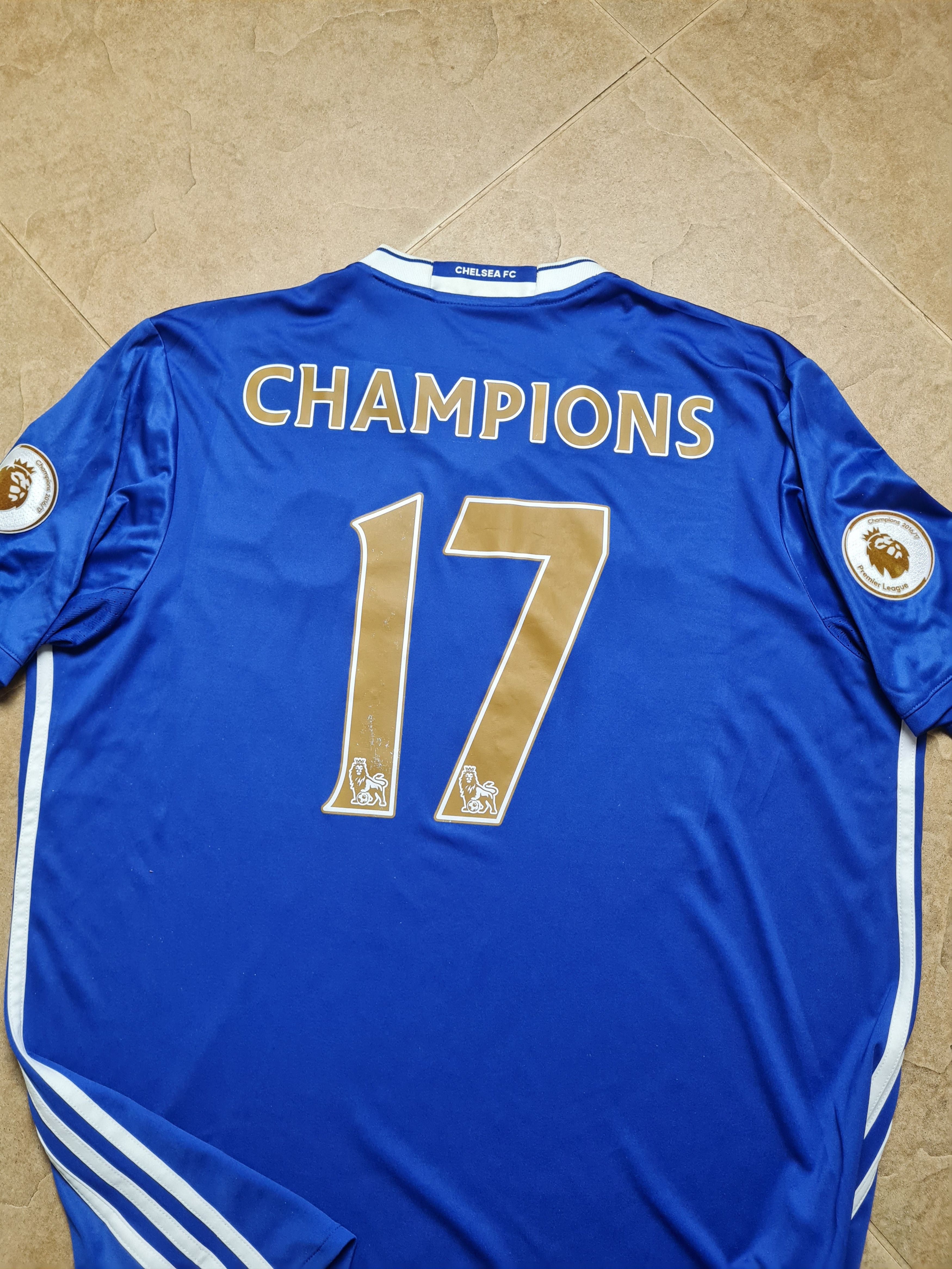 Adidas Adidas Chelsea FC Home Kit 16/17 Season Champions AI7182 Size US XL / EU 56 / 4 - 25 Thumbnail