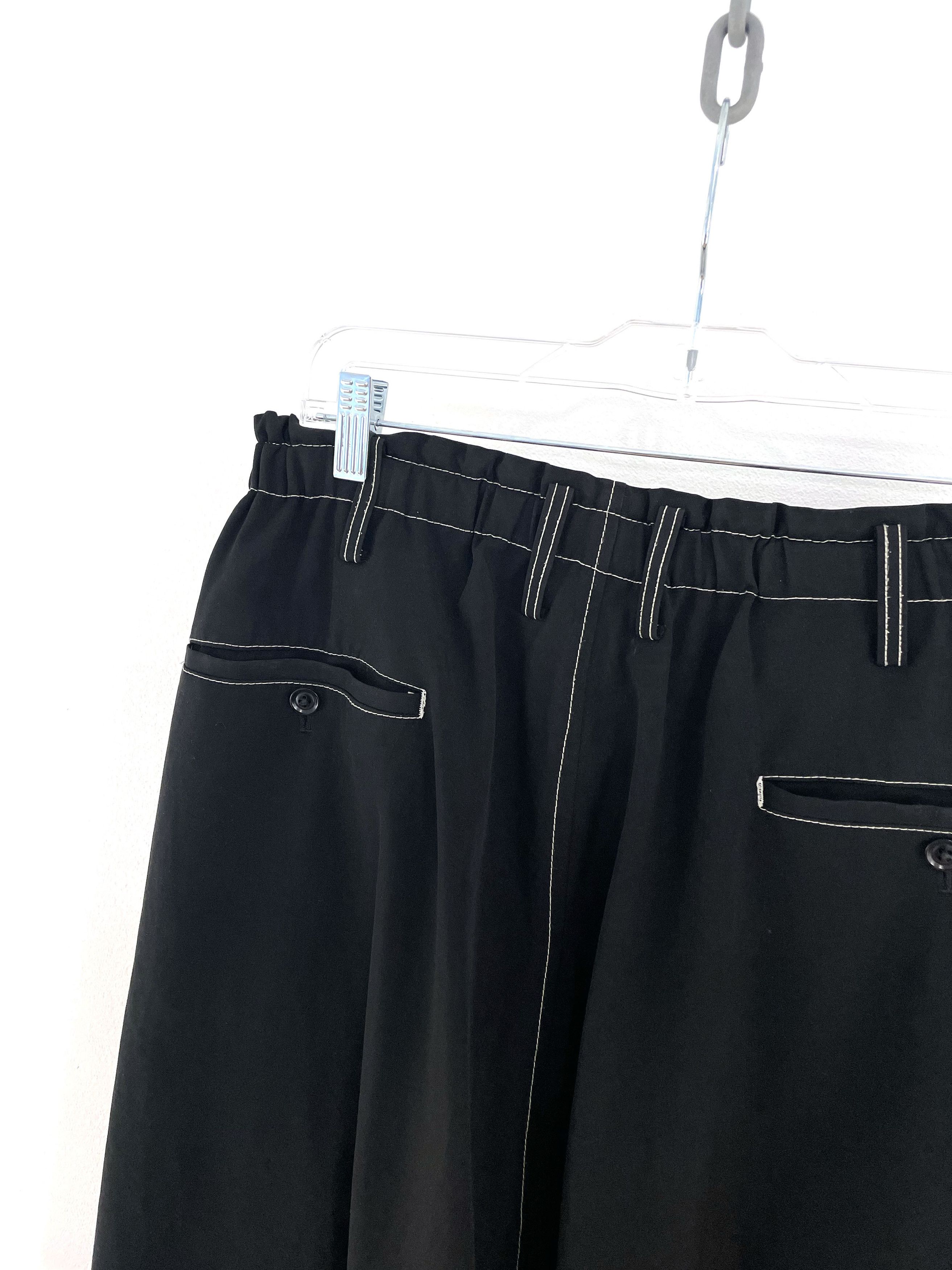 Yohji Yamamoto Contrast Stitch Pants Size US 34 / EU 50 - 13 Thumbnail