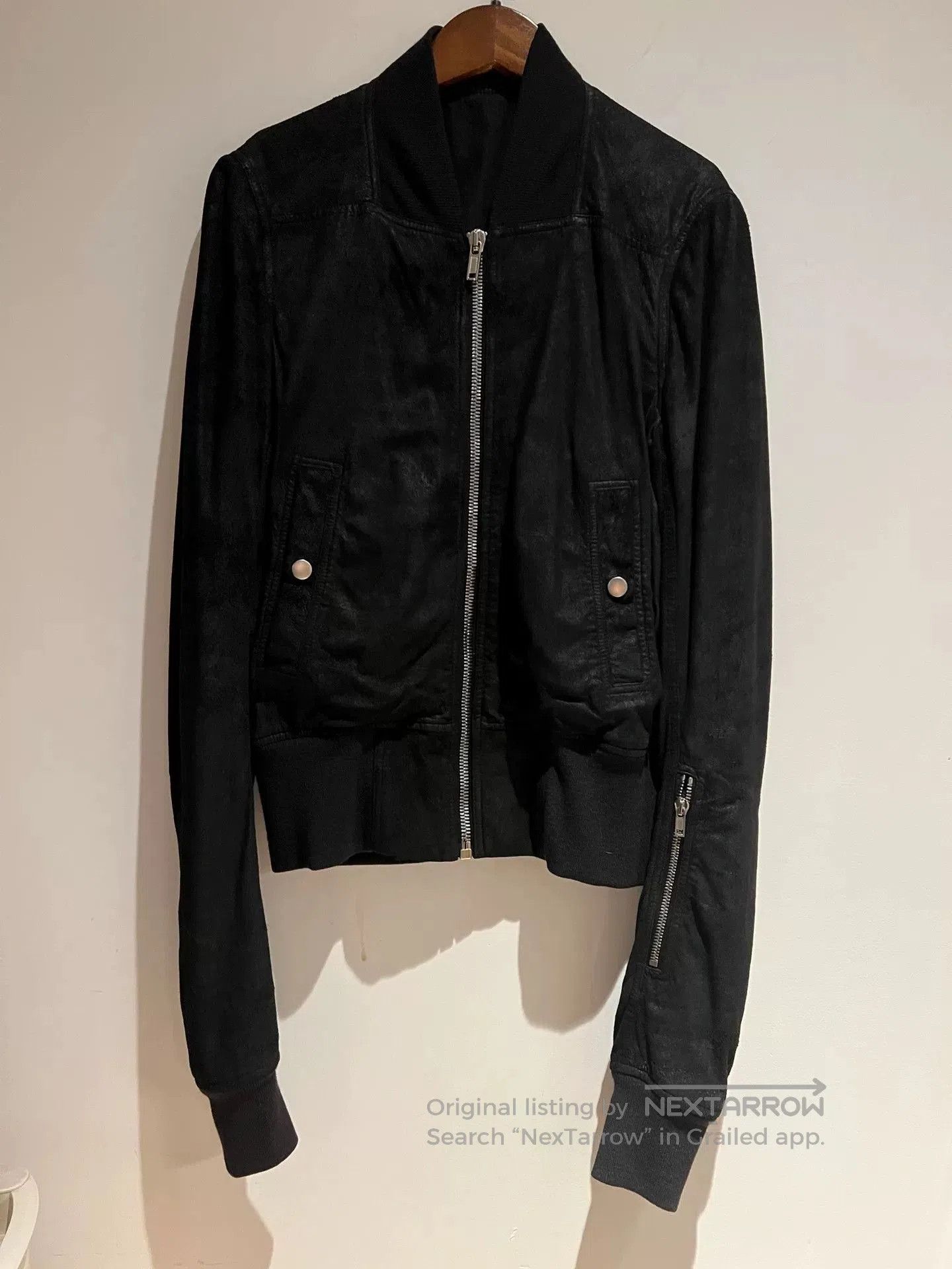 Rick Owens Rick Owens Suede Jacket in Black. Size US M / EU 48-50 / 2 - 1 Thumbnail
