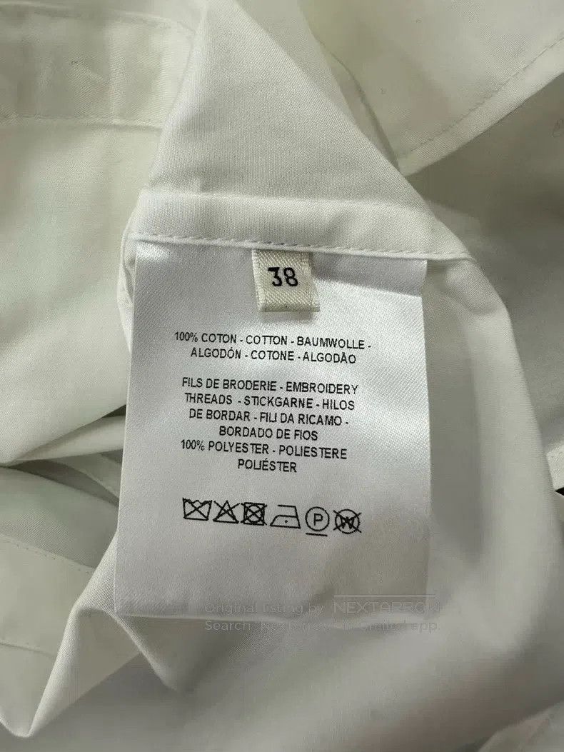 Hermes Hermes White drawstring waist-tie shirt dress Size XS / US 0-2 / IT 36-38 - 5 Thumbnail