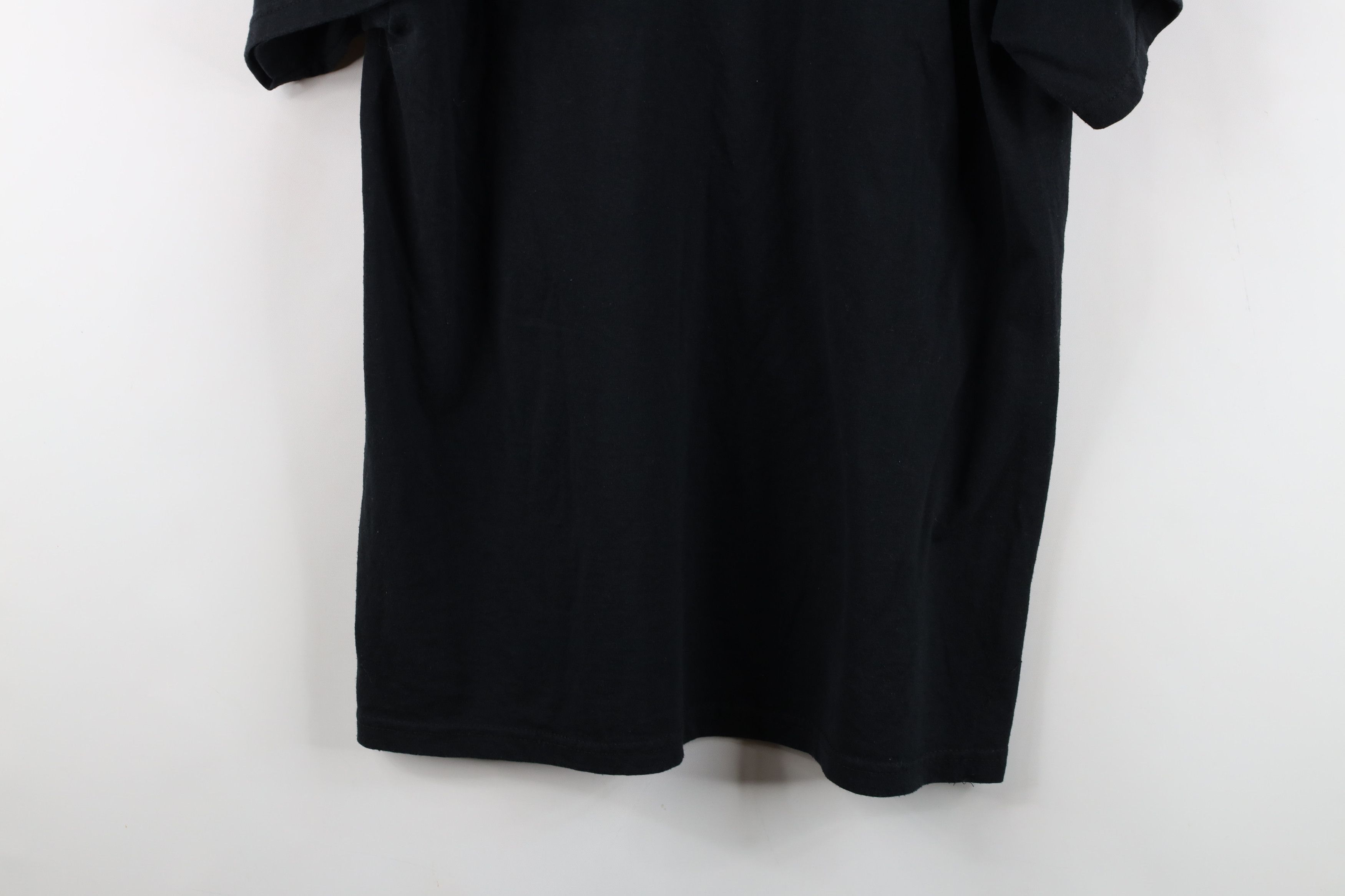 Vintage Vintage 90s Y2K Streetwear Blank Heavyweight T-Shirt Black Size US L / EU 52-54 / 3 - 10 Thumbnail