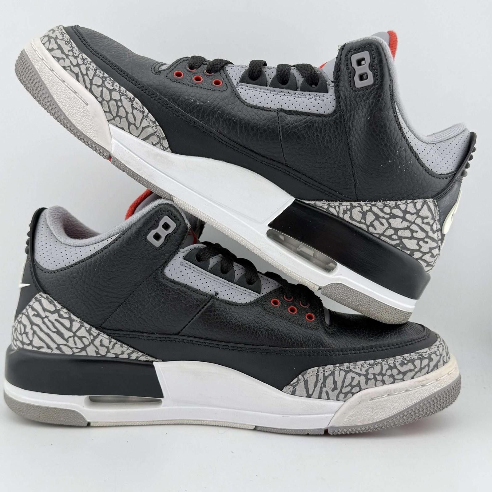 Jordan Brand Jordan 3 Black Cement 2018 US 9 Used No Box Size US 9 / EU 42 - 7 Thumbnail