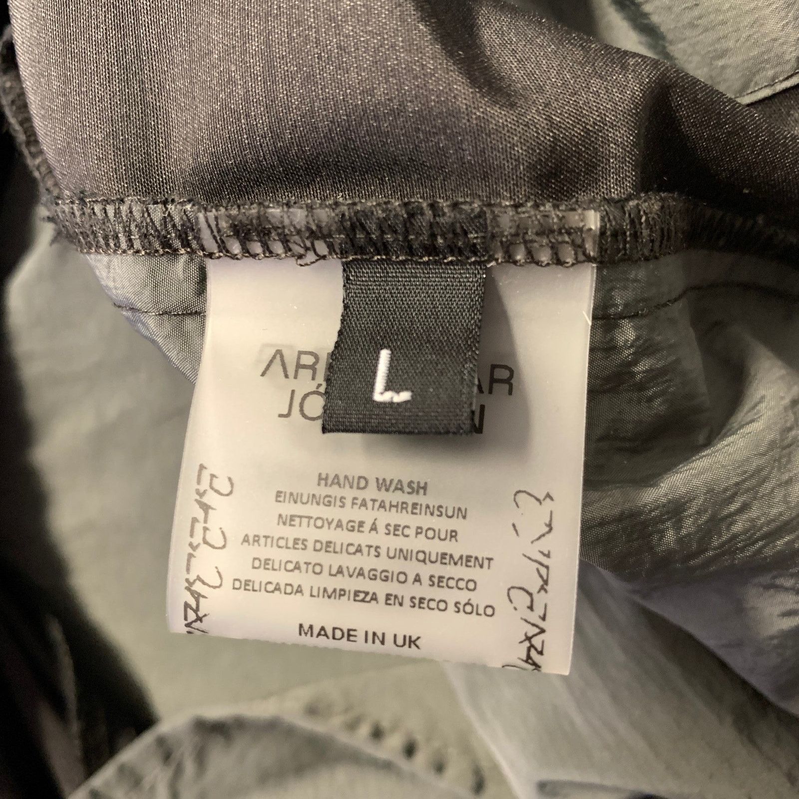Arnar Mar Jonsson ARNAR MAR JONSSON L Grey Wool Blend Drawstring Casual Pants Size US 35 - 5 Thumbnail