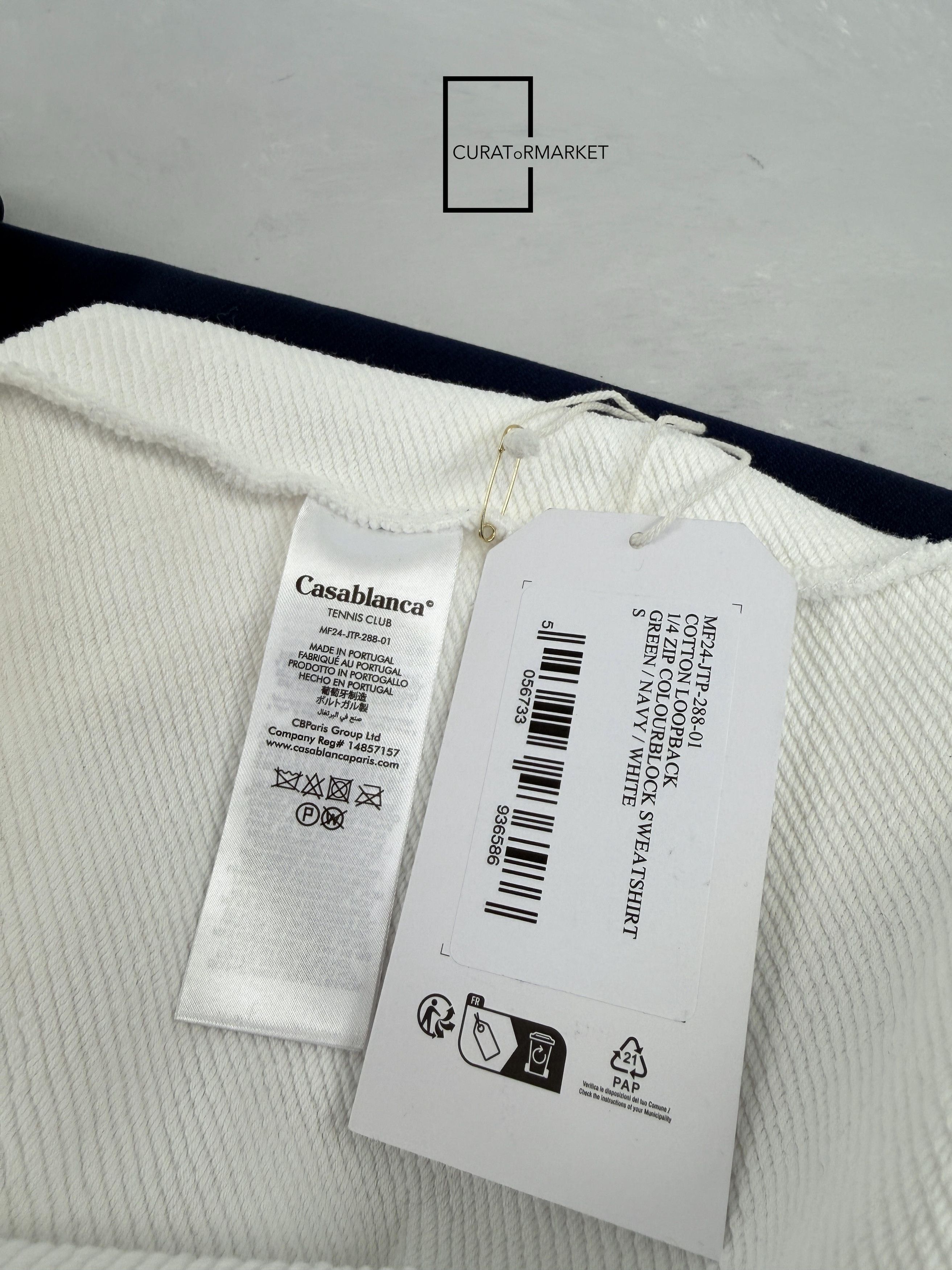 Casablanca Relaxed Embossed Monogram Design Quarter Zip Track Top FW24 Size US S / EU 44-46 / 1 - 9 Thumbnail