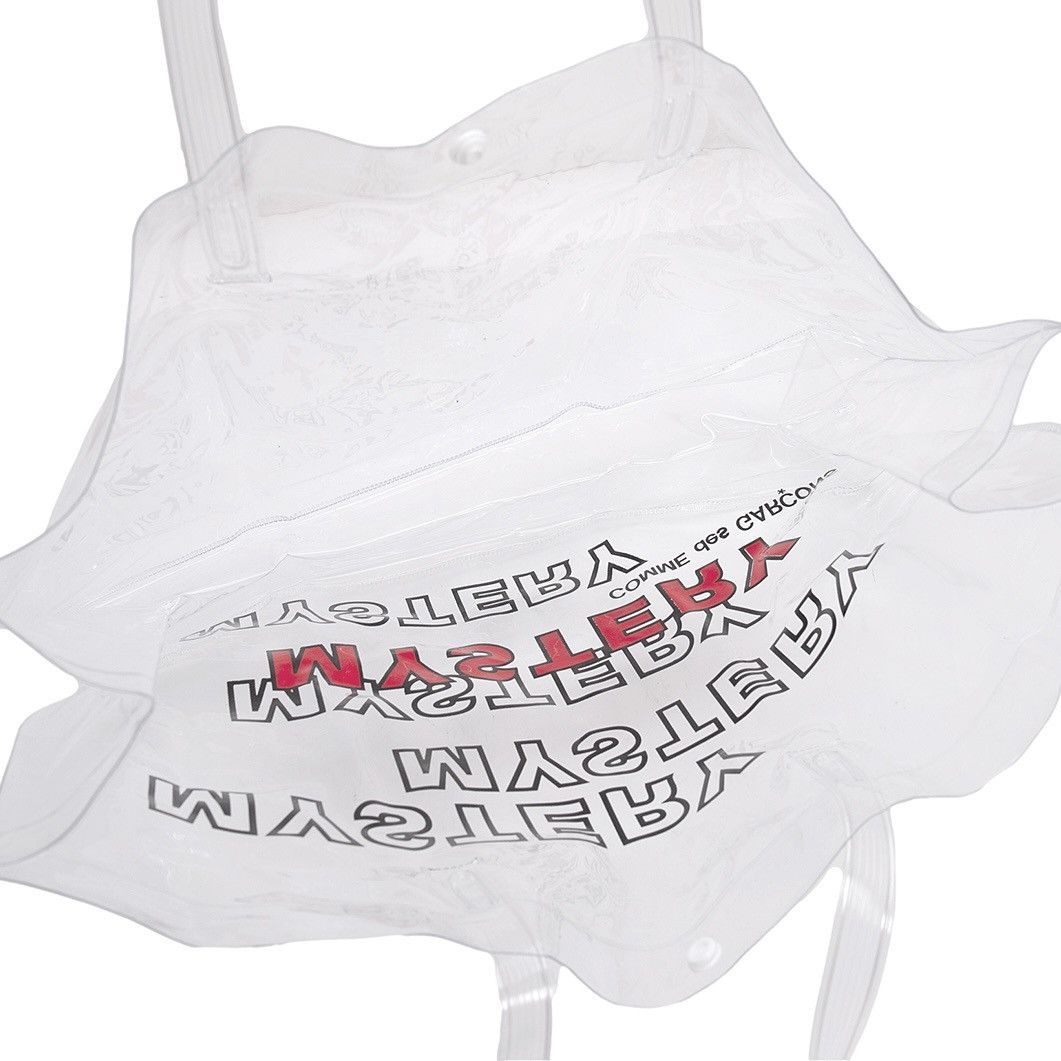 Comme des Garcons Homme Plus Comme des Garcons Mystery Clear Vinyl Tote Bag Size ONE SIZE - 6 Thumbnail