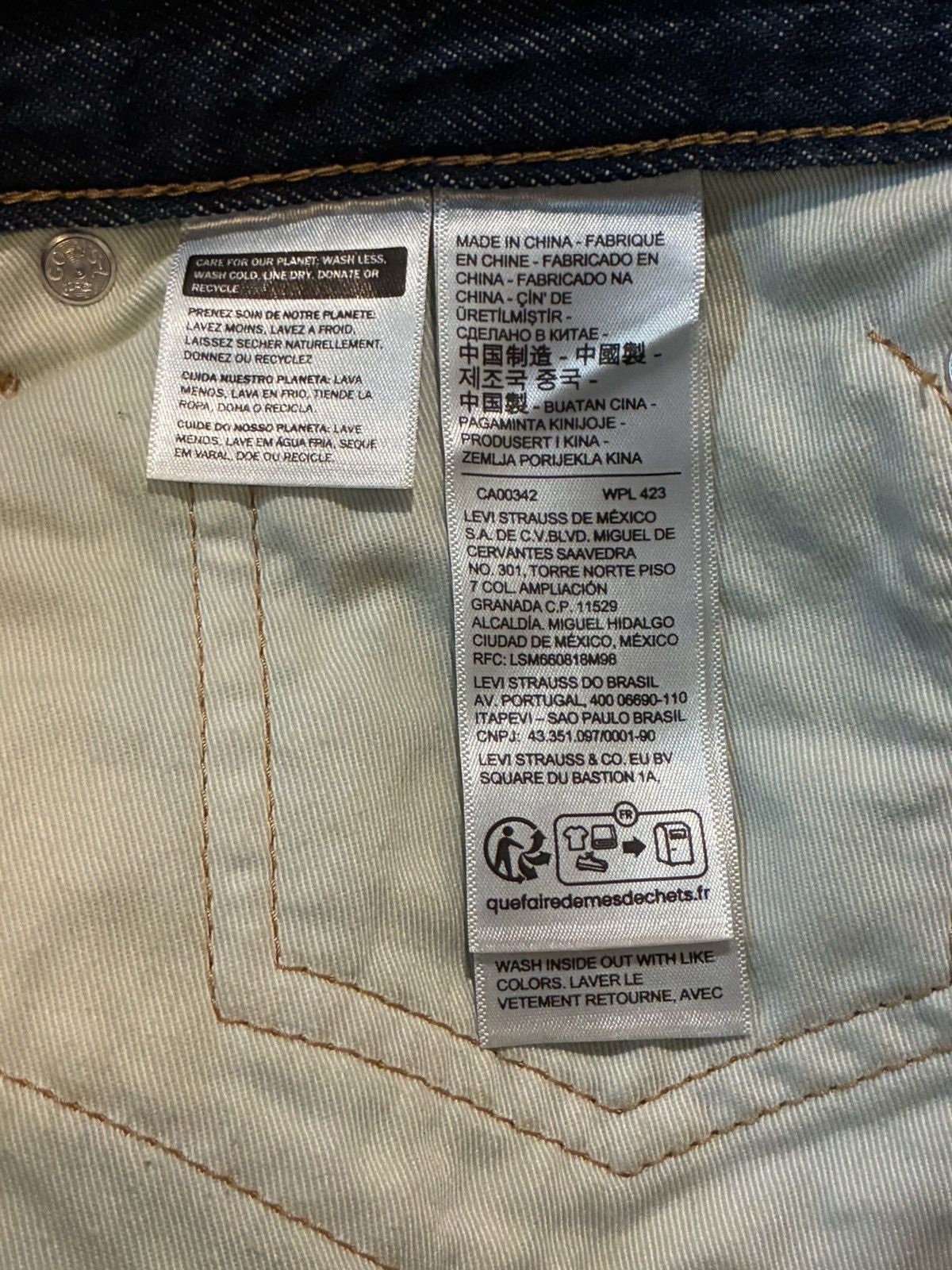 Kiko Kostadinov × Levi's Kiko Kostadinov Levis Denim Mens Articulate Jeans Size US 32 / EU 48 - 6 Thumbnail