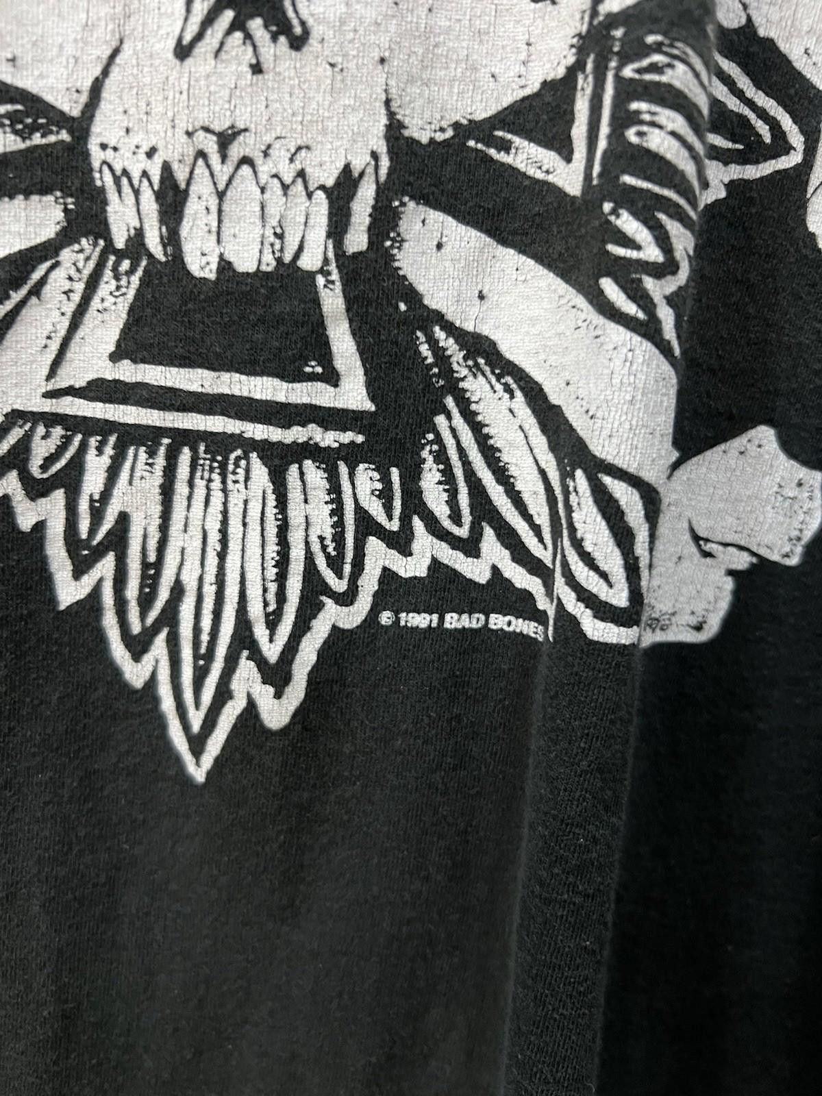 Jerzees 90s Bad Bones Band Tee Size US XL / EU 56 / 4 - 2 Thumbnail