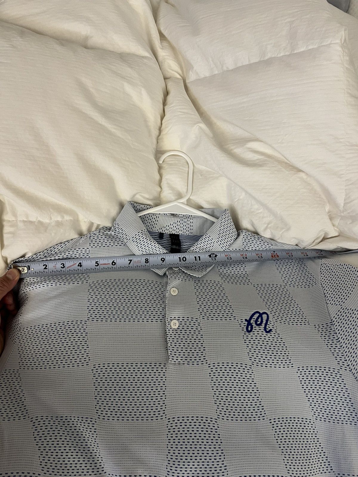 Malbon Nike x Adidas striped light blue polo XL men’s Size US XL / EU 56 / 4 - 7 Thumbnail