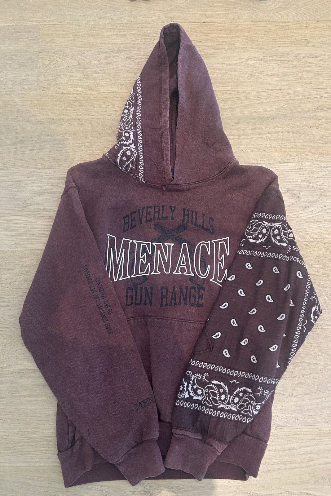 Menace Menace bandanna hoodie Size US S / EU 44-46 / 1 - 1 Thumbnail