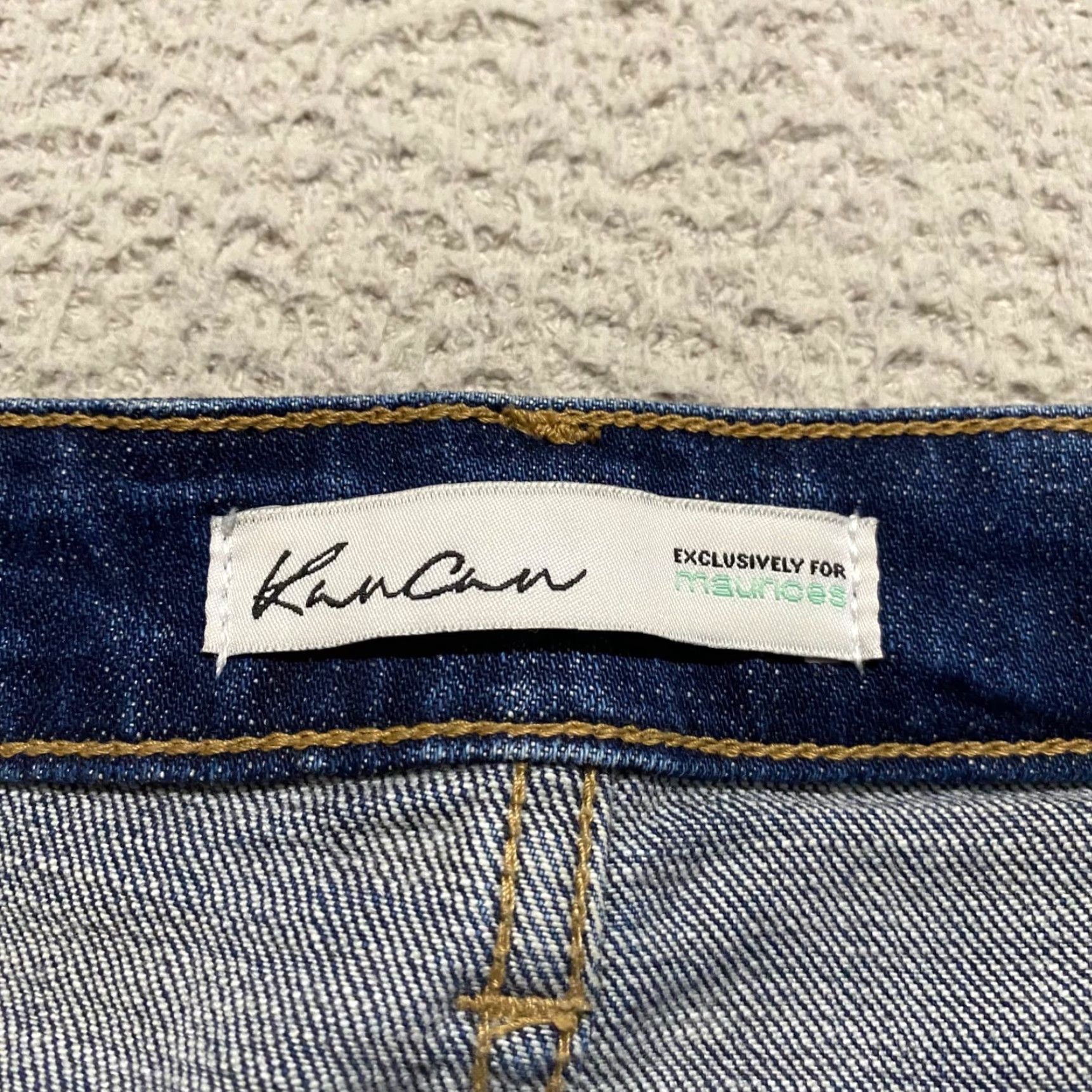 Vintage VINTAGE KanCan Womens Jeans 25 Blue Denim Straight Distressed Mid Rise Medium Wash 5-Pocket Womens Jeans 25 Mens? Size 42" / US 20 - 3 Thumbnail