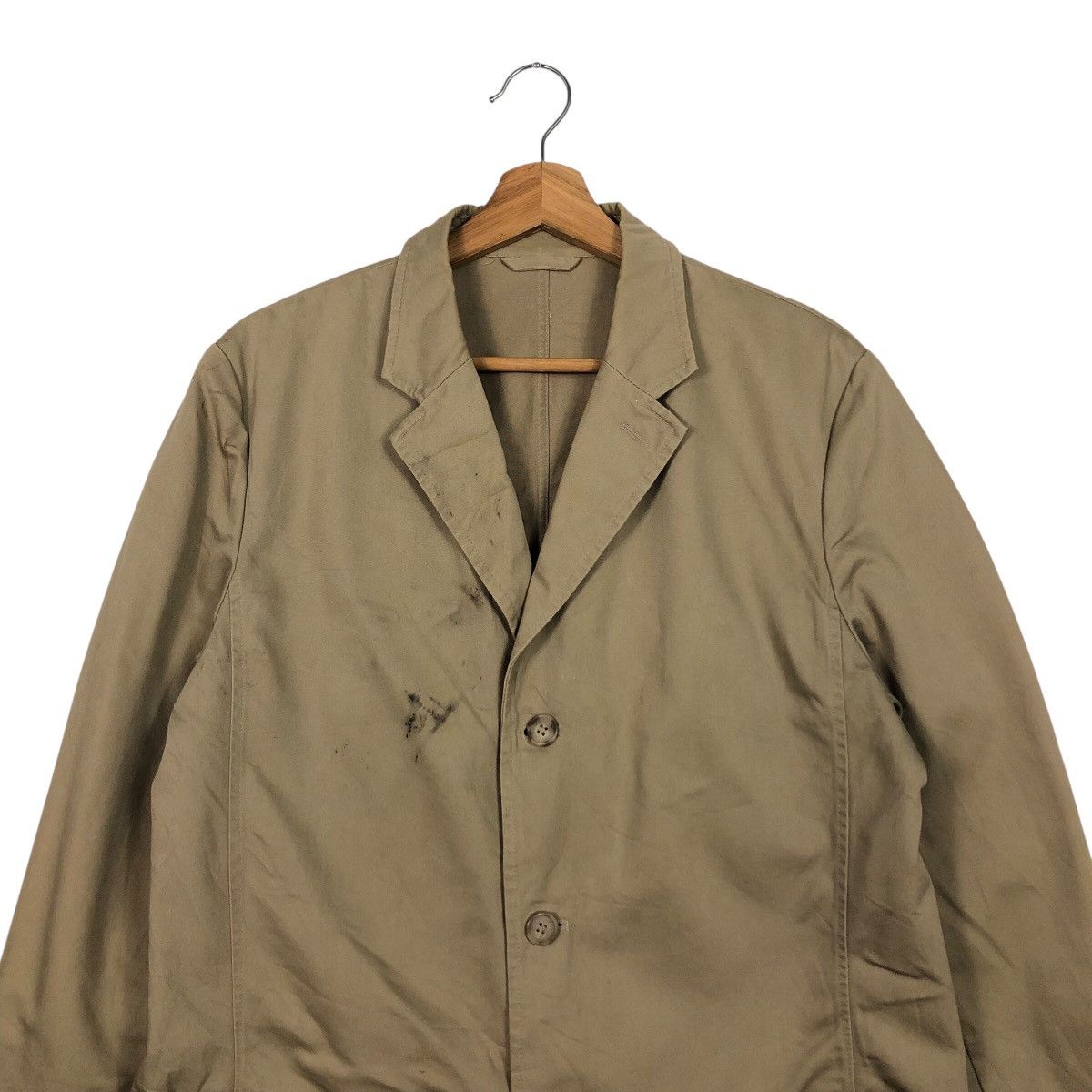 Eddie Bauer 📌Vintage Chore Work Jacket Eddie Bauer Dupont Issey Miyake Size US S / EU 44-46 / 1 - 4 Thumbnail