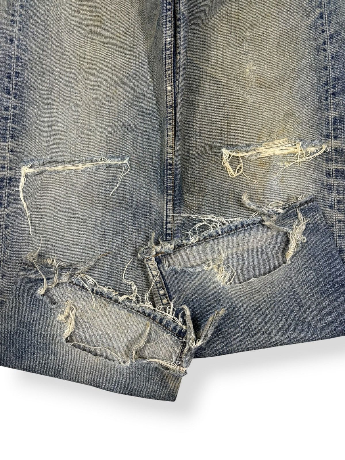 Levi's Vintage 90s Levis 512 Rusty Mud Wash Baggy Distressed Jeans Size US 33 - 8 Thumbnail