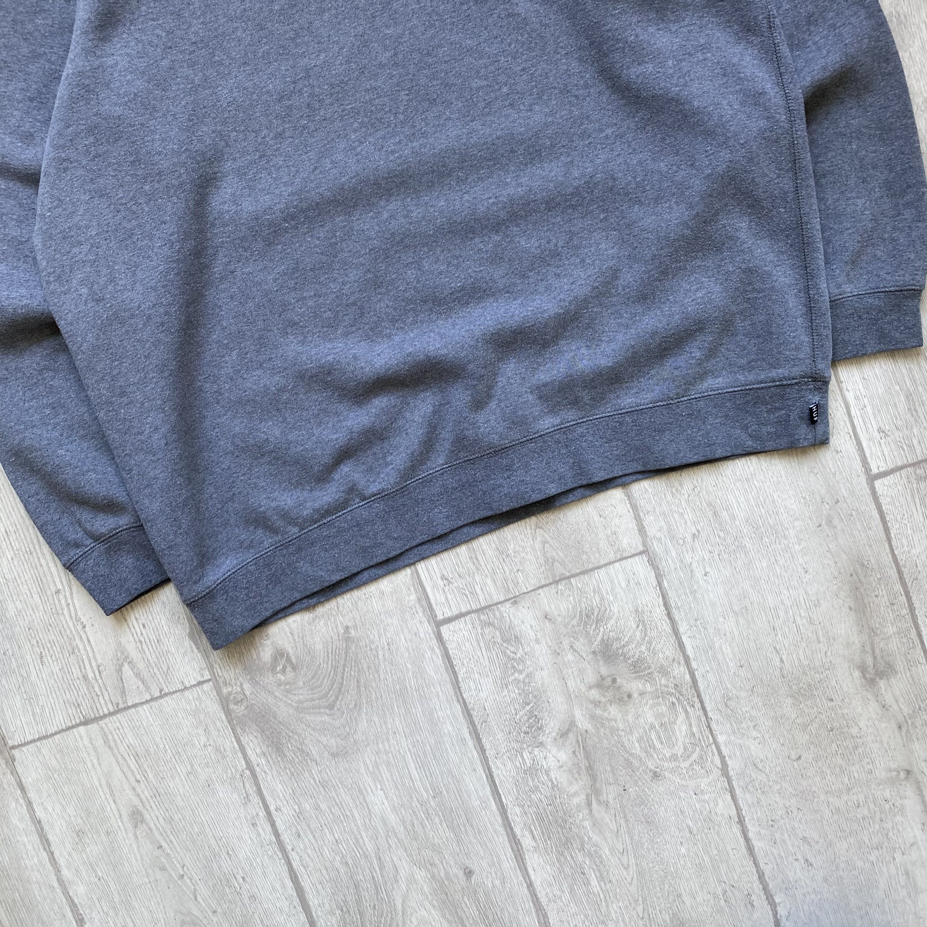 Huf 🛹 Vintage 00s Huf Skateboarding sweatshirt Big logo Size US XL / EU 56 / 4 - 4 Thumbnail