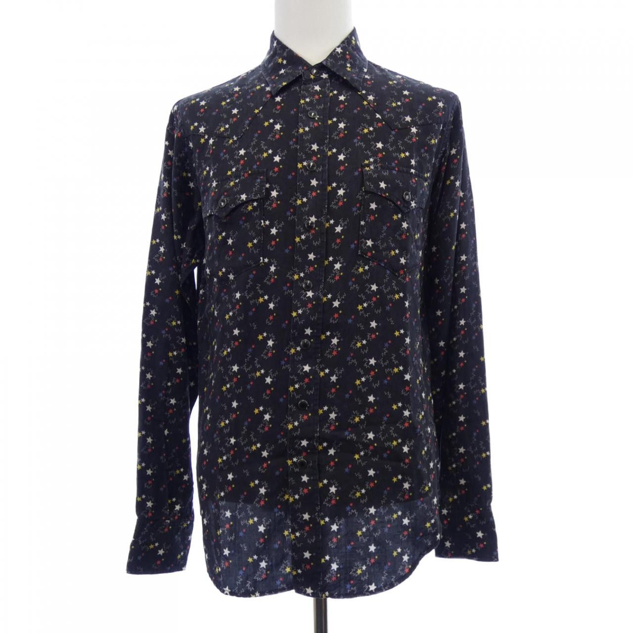 Yves Saint Laurent Yves Saint Laurent Saint Laurent Shirt Textile Dress Shirt 597059 Y01FI DUTY FREE for USA Size ONE SIZE - 1 Thumbnail