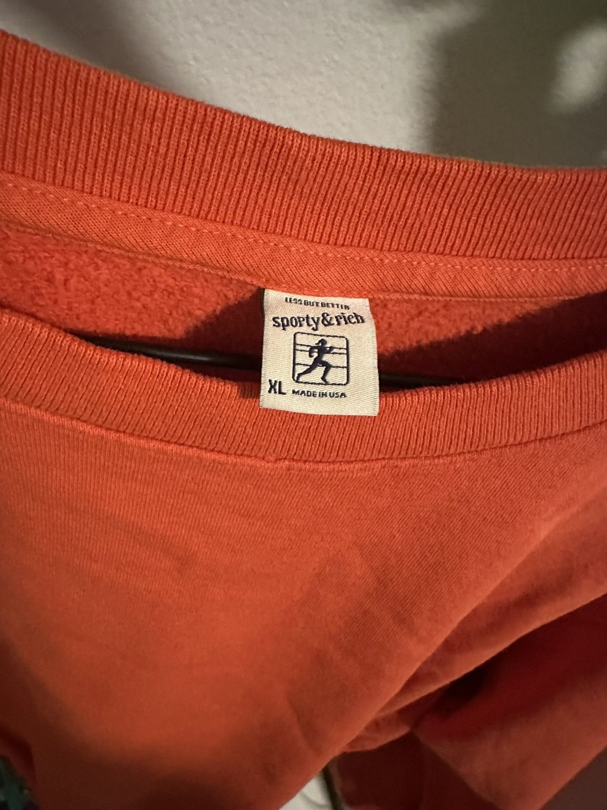 Sporty & Rich Sporty & rich blank crop top Crewneck. Size XL / US 12-14 / IT 48-50 - 2 Thumbnail